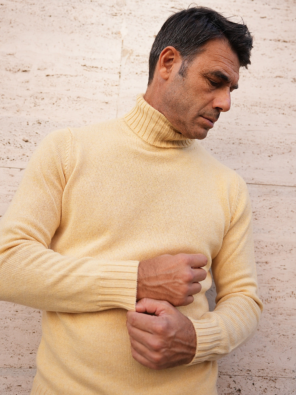 Dolcevita Cashmere Corsehair Giallo - Guarino Store