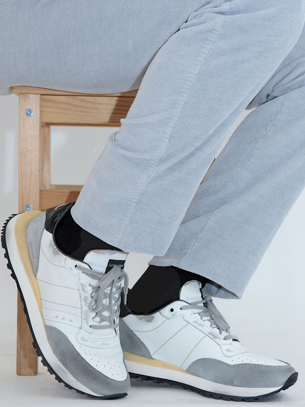 Sneaker Tenkei pelle bianca - Guarino Store