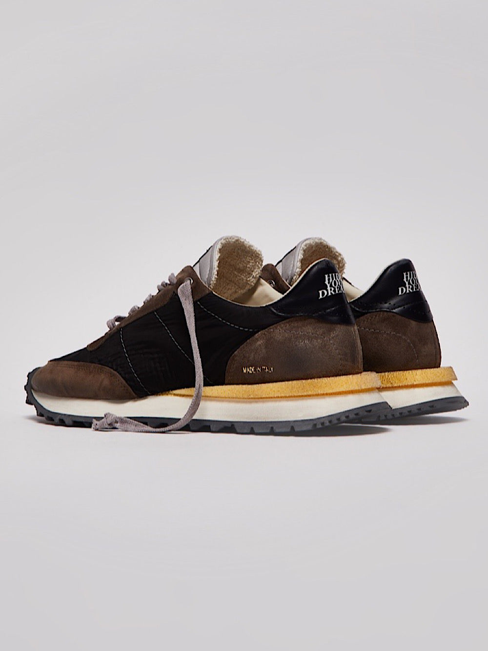 Sneaker Tenkei marrone e nera - Guarino Store