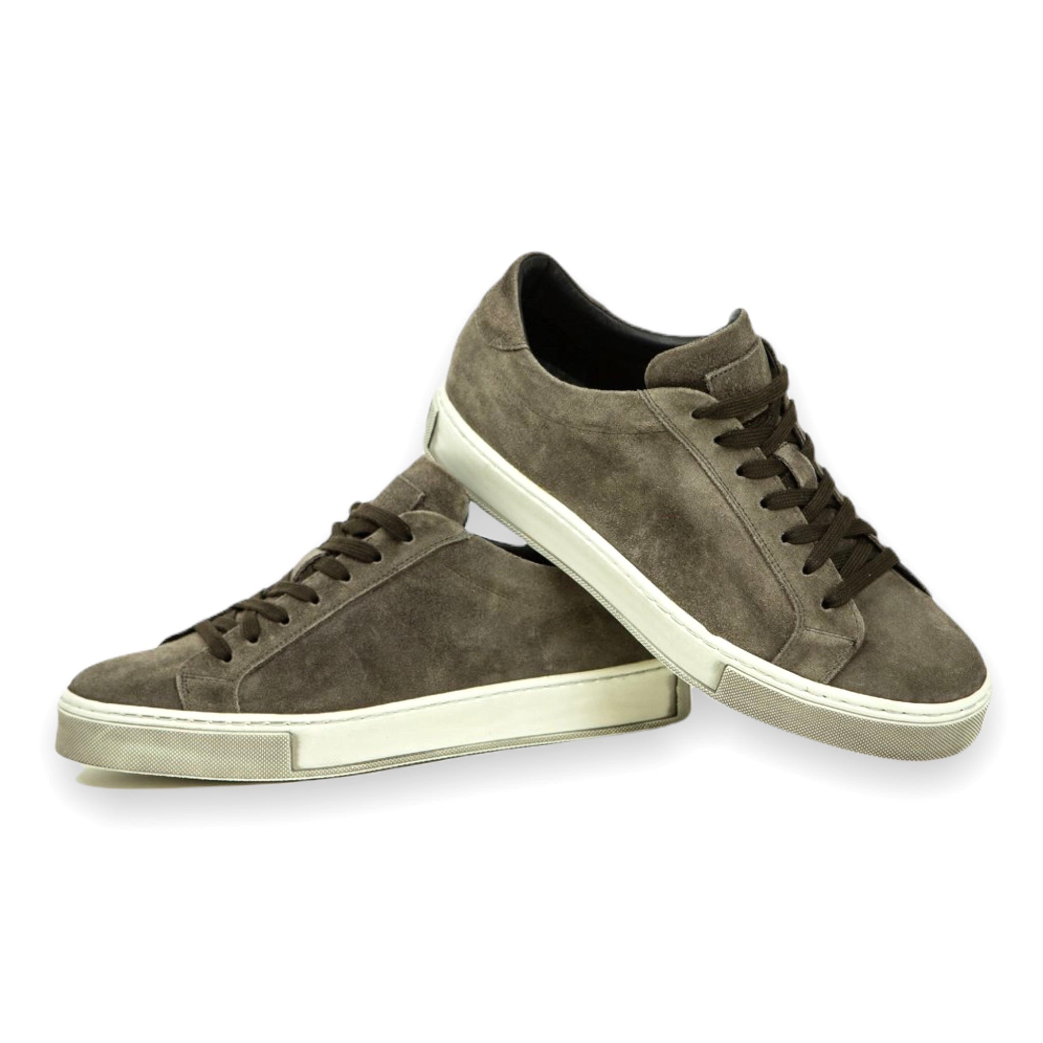 Pellettieri di Parma Sneaker in suede caffè lavato - Guarino Store
