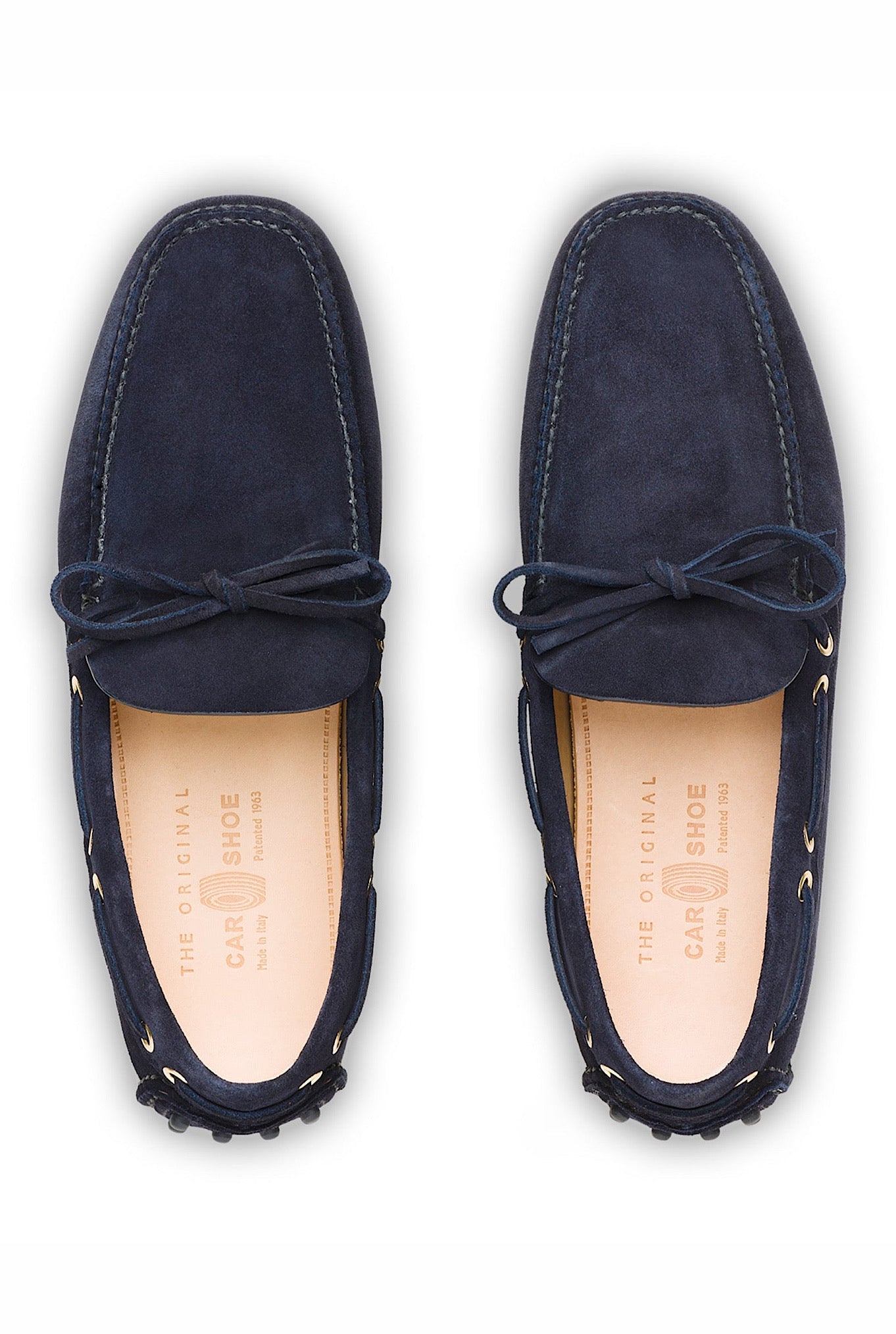 CAR SHOE Mocassino Suede blu - Guarino Store