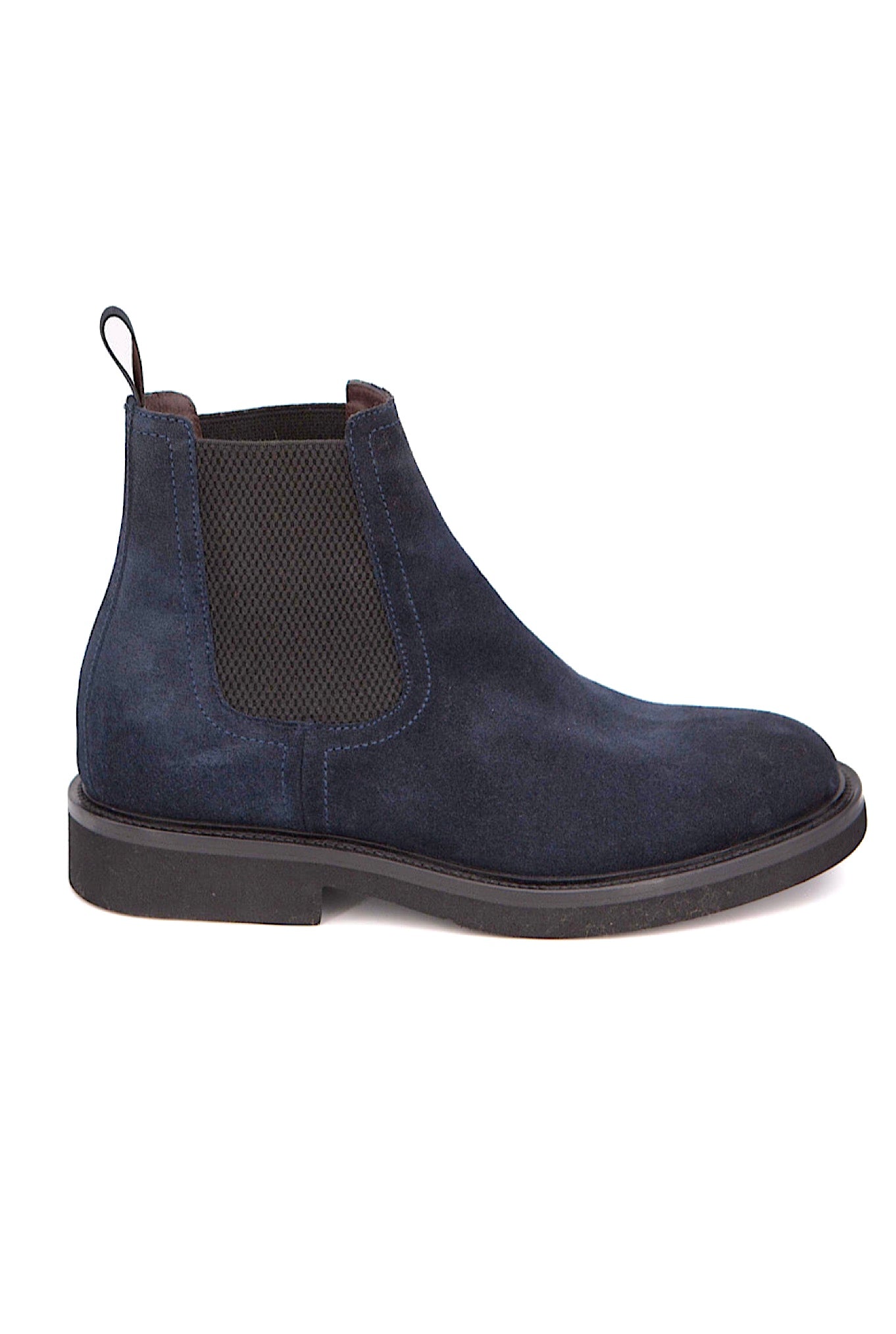 Chelsea Boots in Suede Blu - Guarino Store