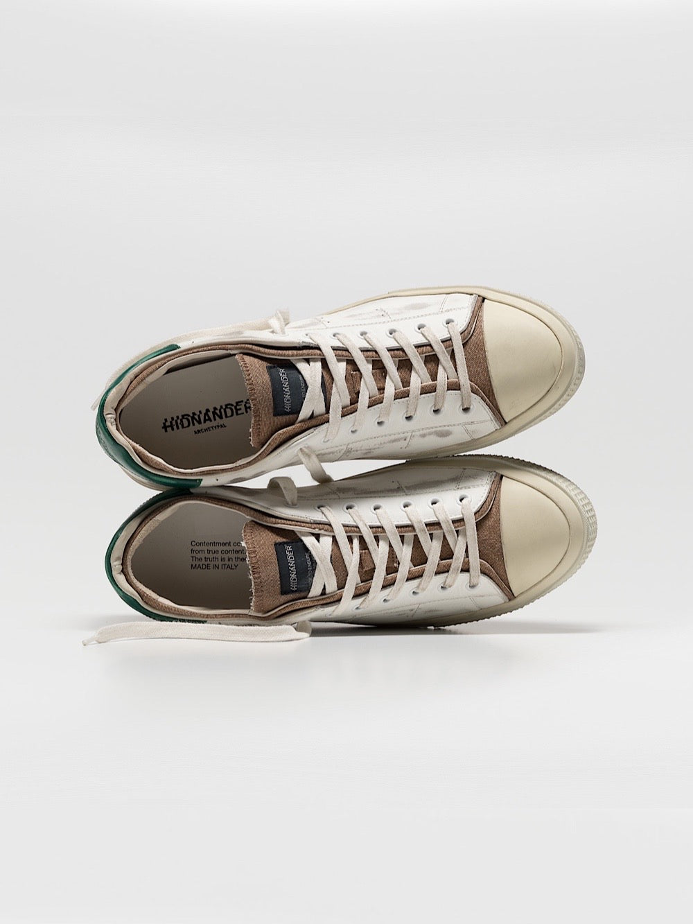 Sneaker Starless bianca e verde - Guarino Store