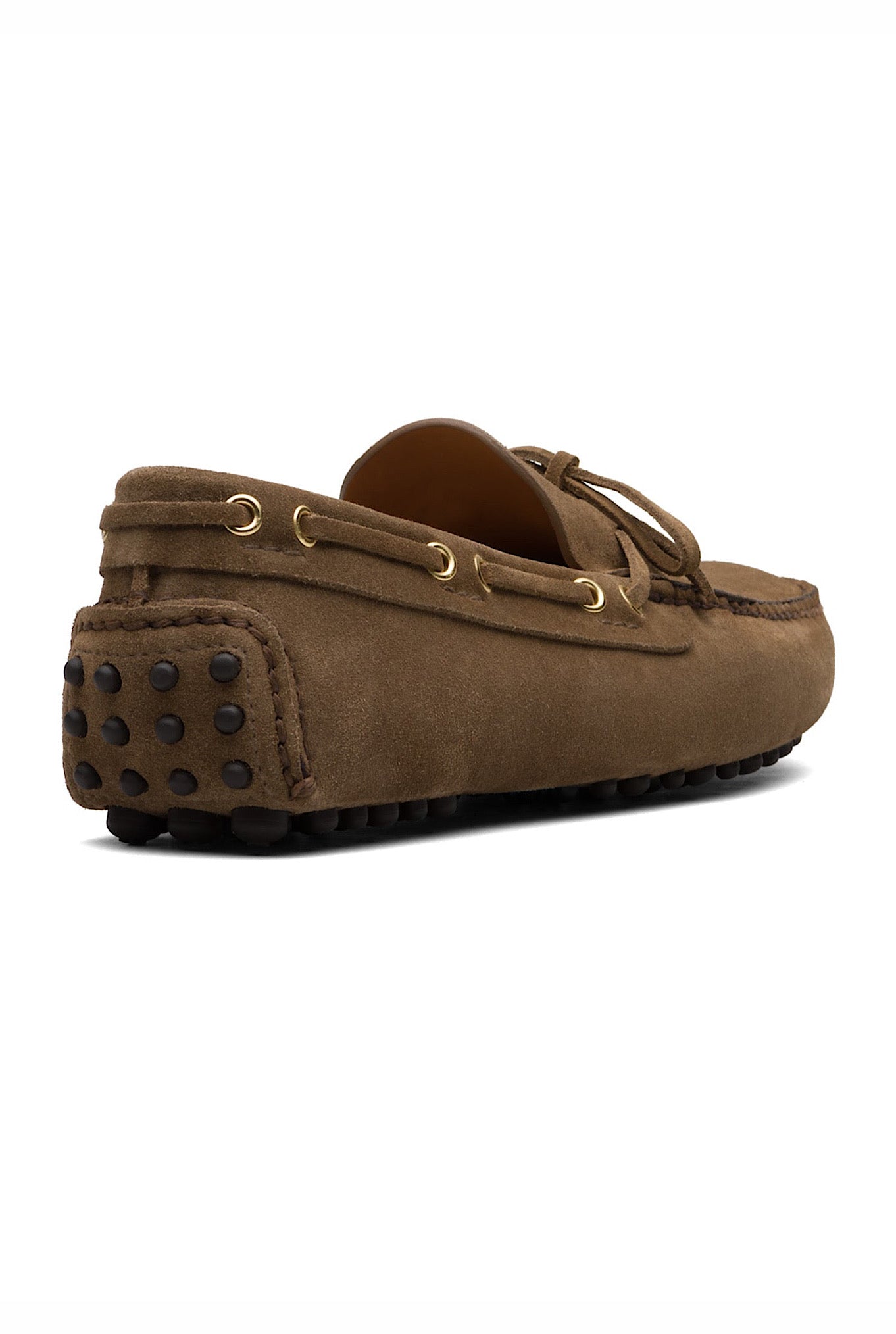CAR SHOE Mocassino Suede Beige Sigaro - Guarino Store