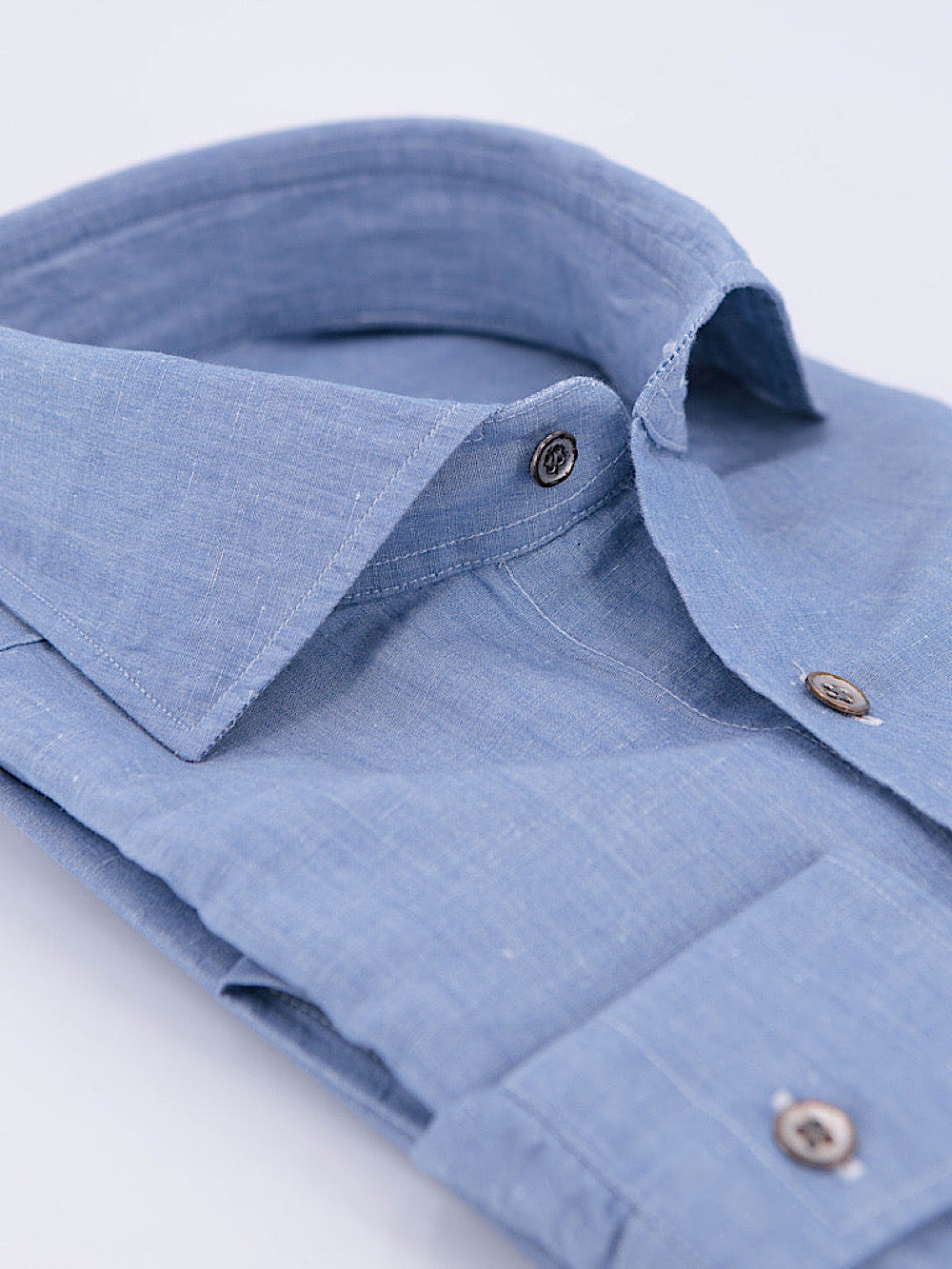 BARBA Camicia Dandy Life Denim Cotone e Lino - Guarino Store
