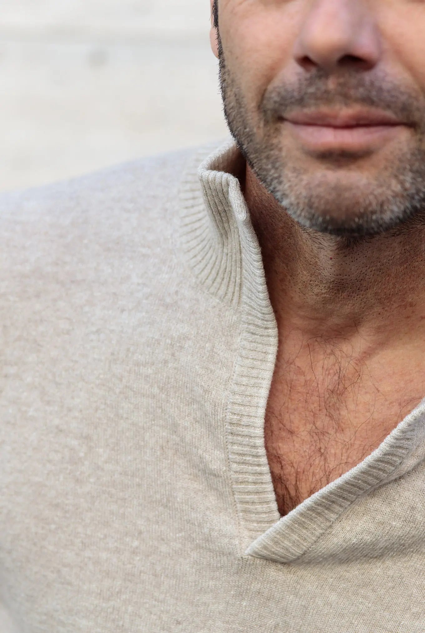 SETTEFILI CASHMERE Maglia Cashmere e Lino Beige Mélange - Guarino Store