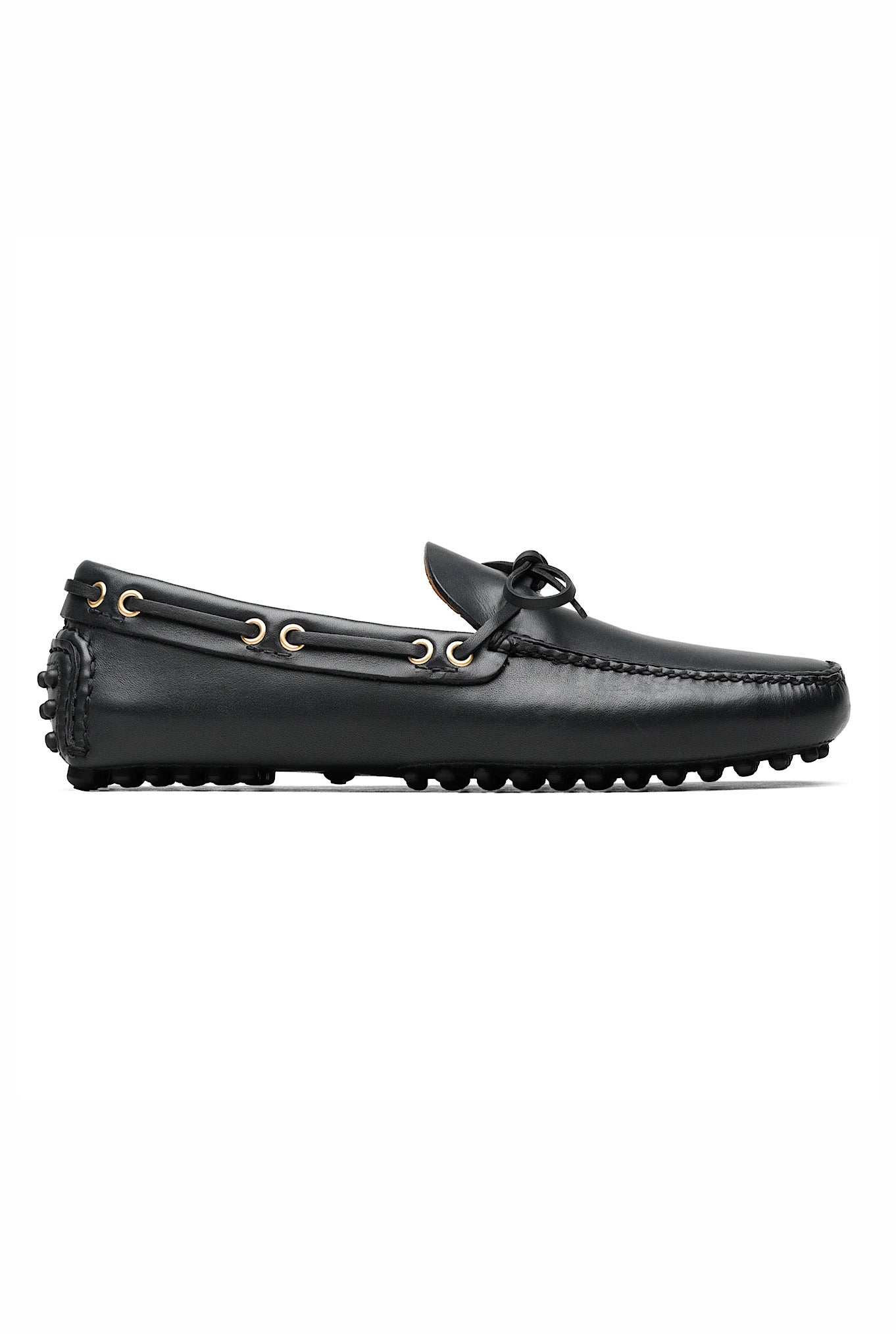 CAR SHOE Mocassino in Pelle Nera - Guarino Store