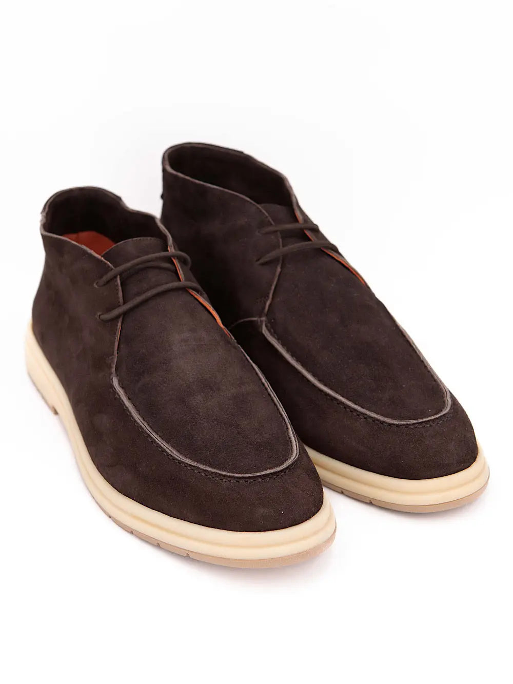 Andrea Ventura Polacchina Suede marrone caffè - Guarino Store