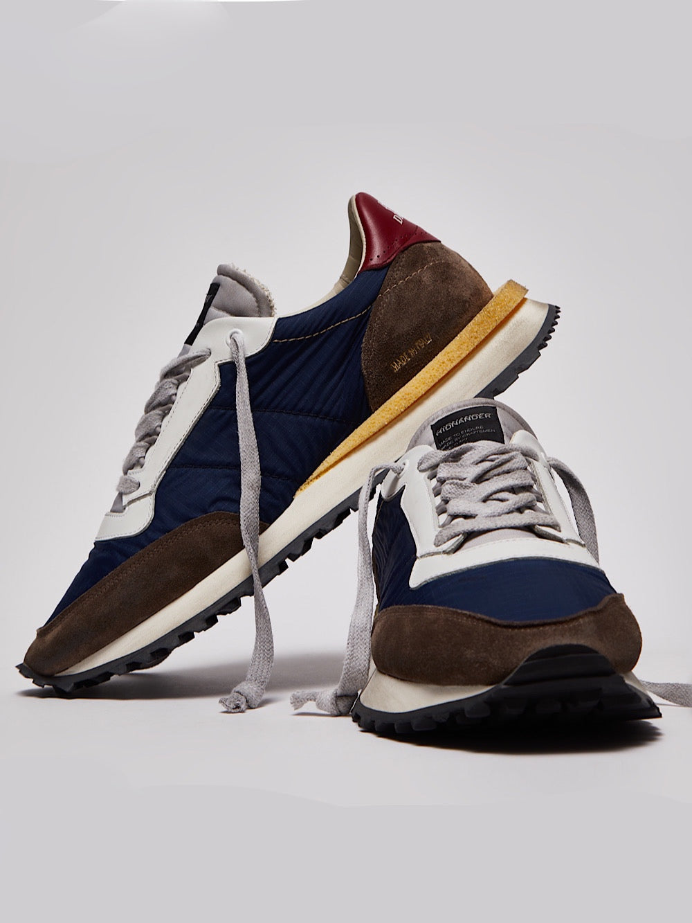Sneaker Tenkei blu e marrone - Guarino Store