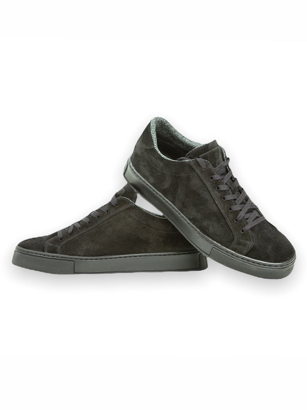 Sneaker Suede Nera - Guarino Store