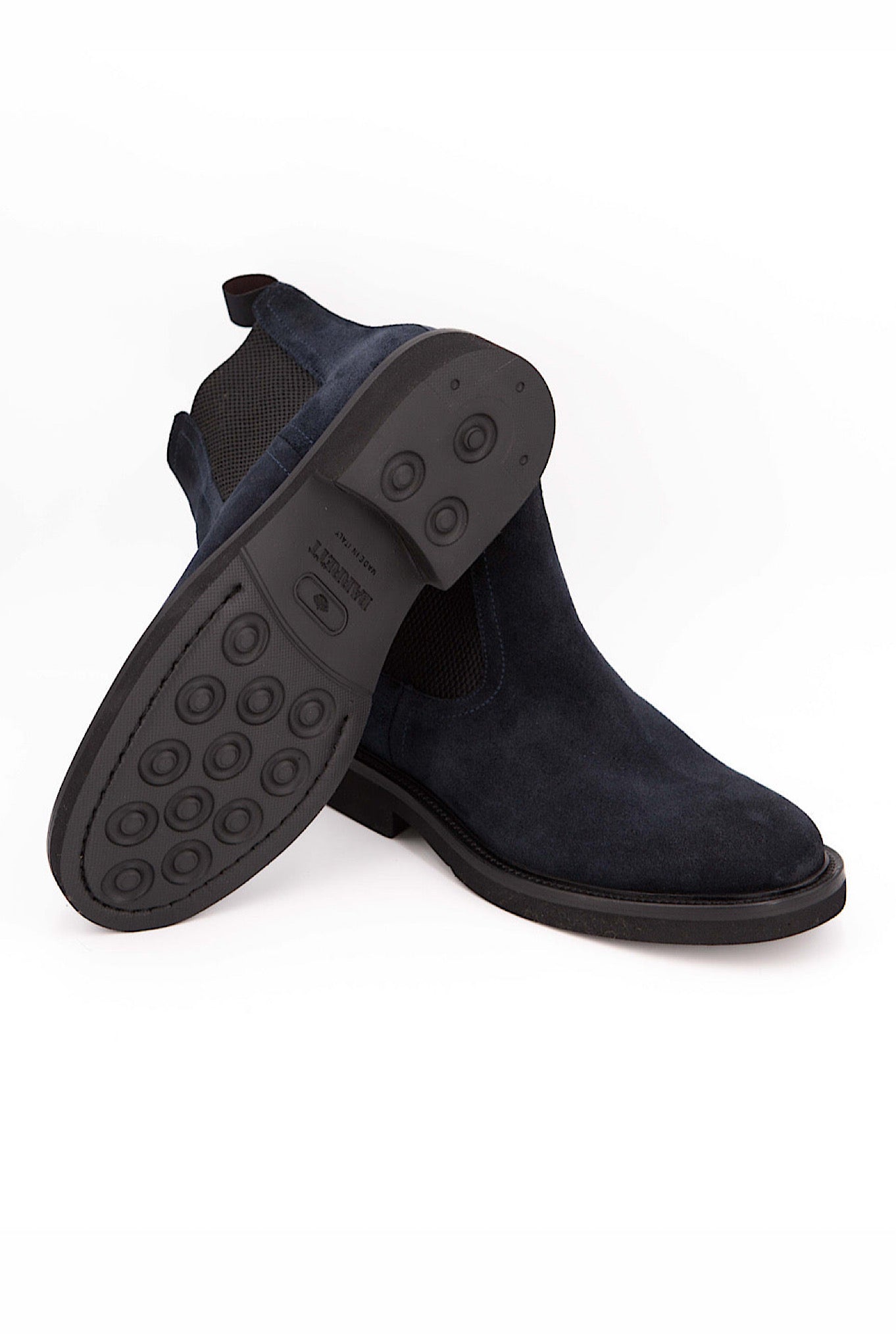 Chelsea Boots in Suede Blu - Guarino Store