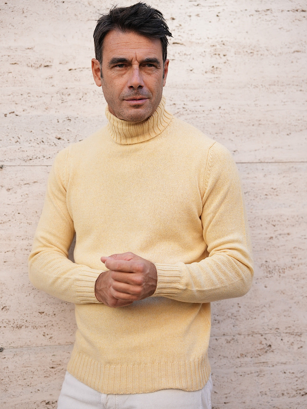 Dolcevita Cashmere Corsehair Giallo - Guarino Store