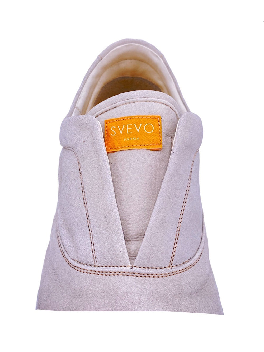 Svevo sneaker slip on suede bianco - Guarino Store