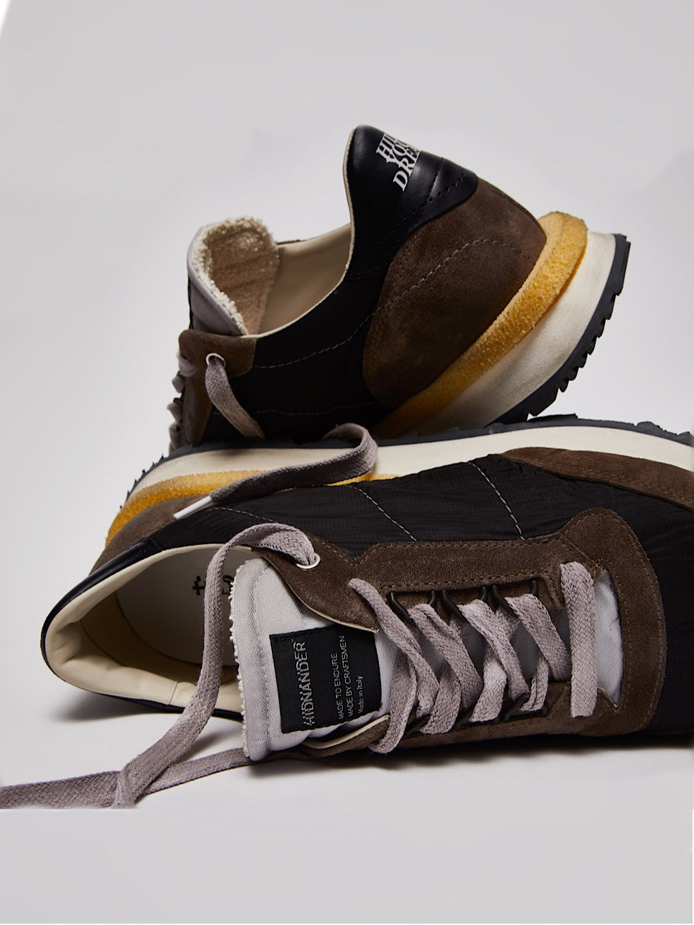 Sneaker Tenkei marrone e nera - Guarino Store
