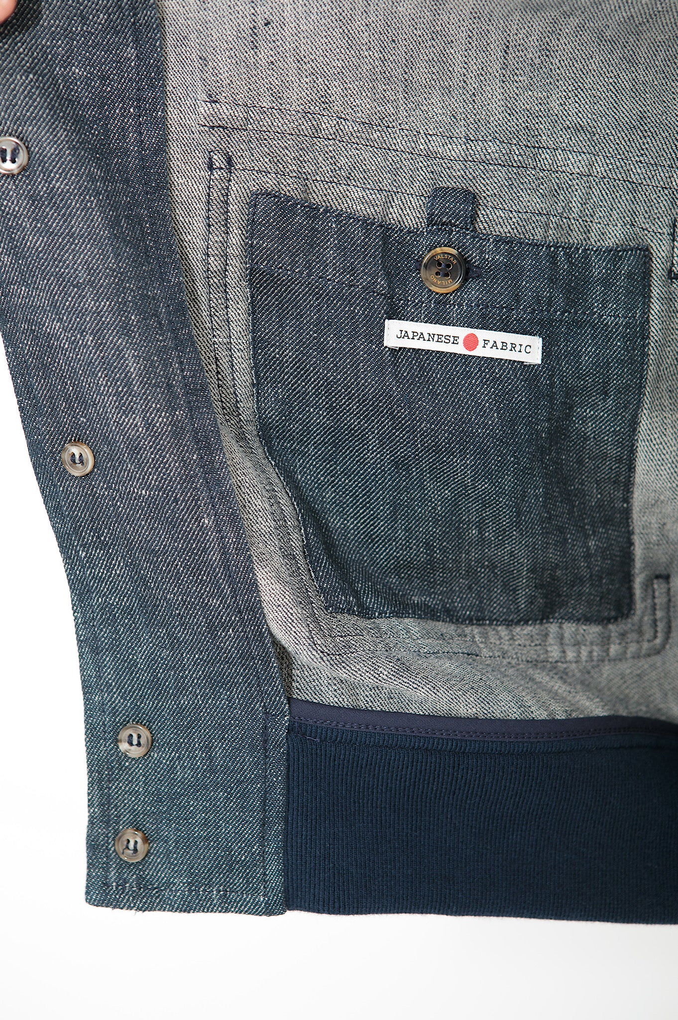 VALSTAR Giubbino Denim Lino Limited Edition Blu - Guarino Store