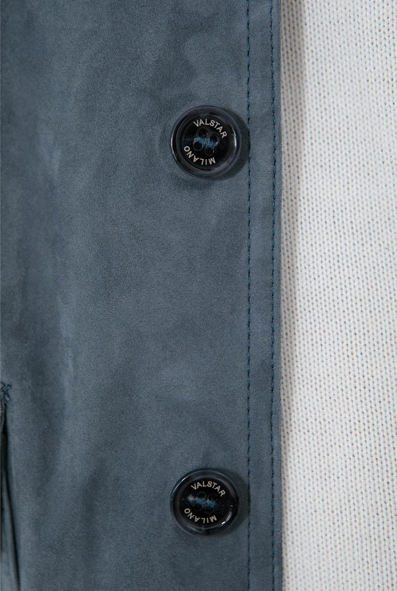 VALSTAR Giubbino in Suede Sfoderato Blu Marino - Guarino Store