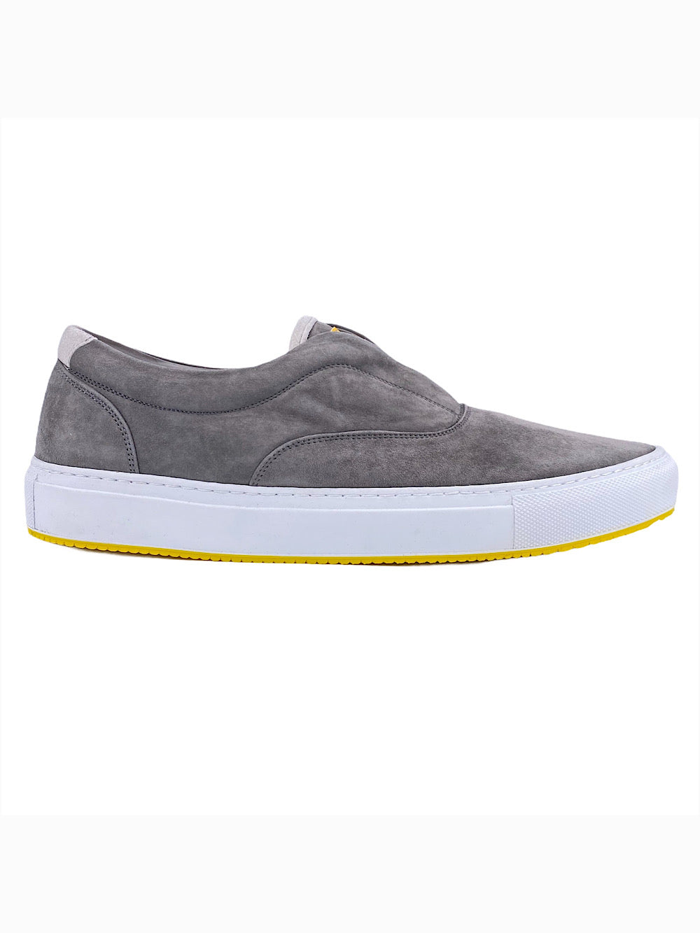 Svevo sneaker slip on in suede grigia - Guarino Store