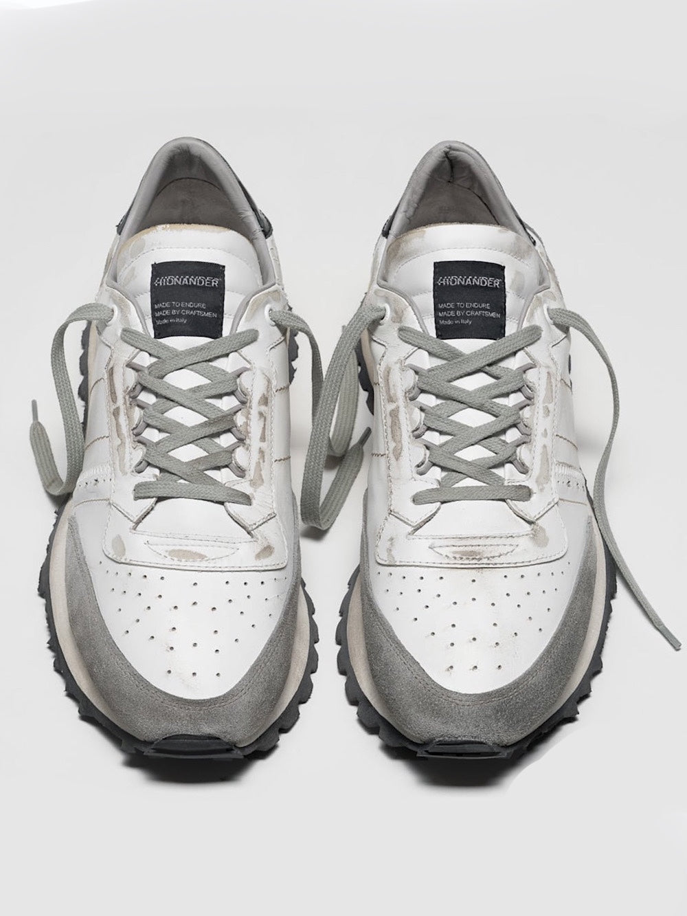 Sneaker Tenkei pelle bianca - Guarino Store