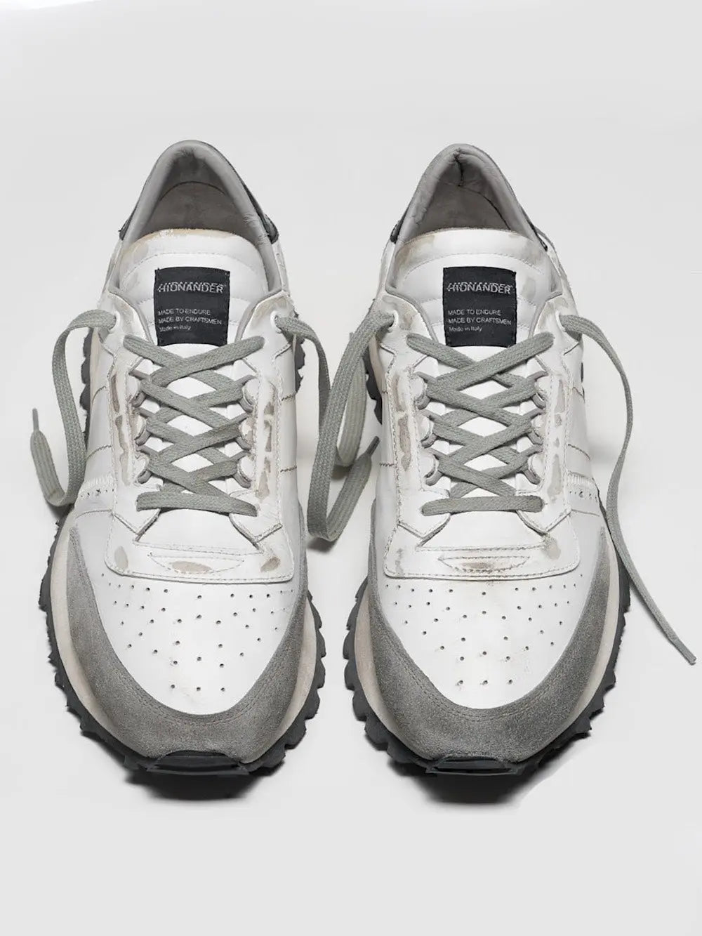 Sneaker Tenkei pelle bianca - Guarino Store