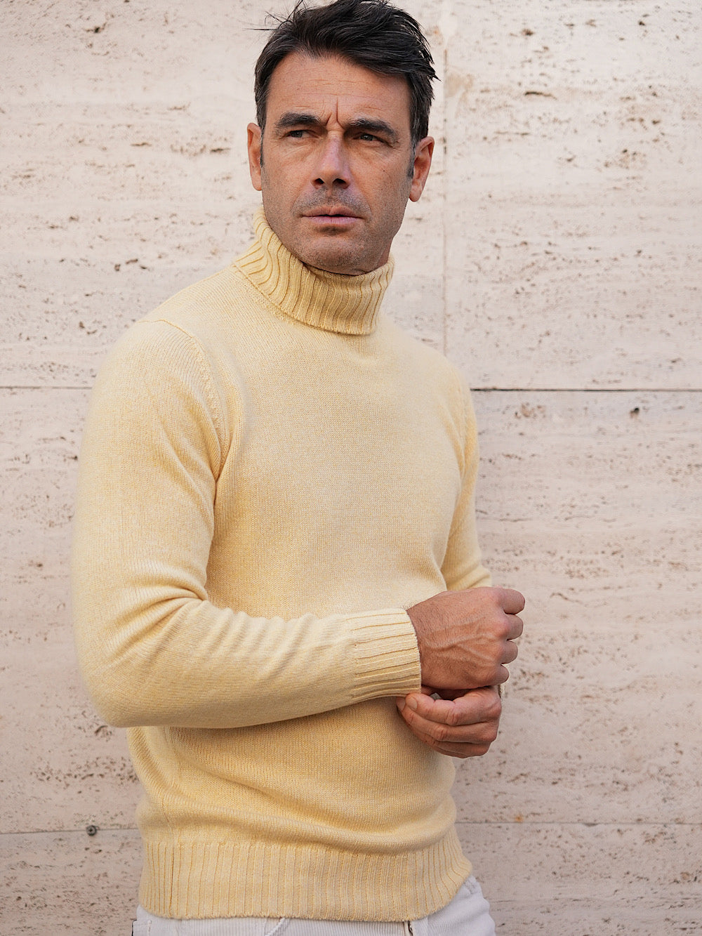 Dolcevita Cashmere Corsehair Giallo - Guarino Store