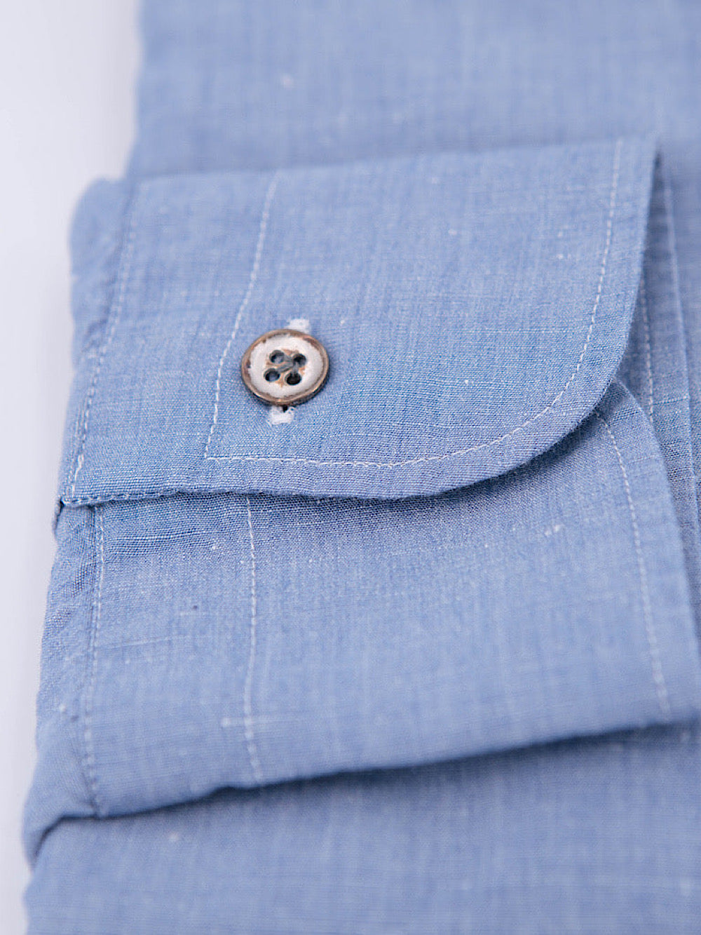 BARBA Camicia Dandy Life Denim Cotone e Lino - Guarino Store