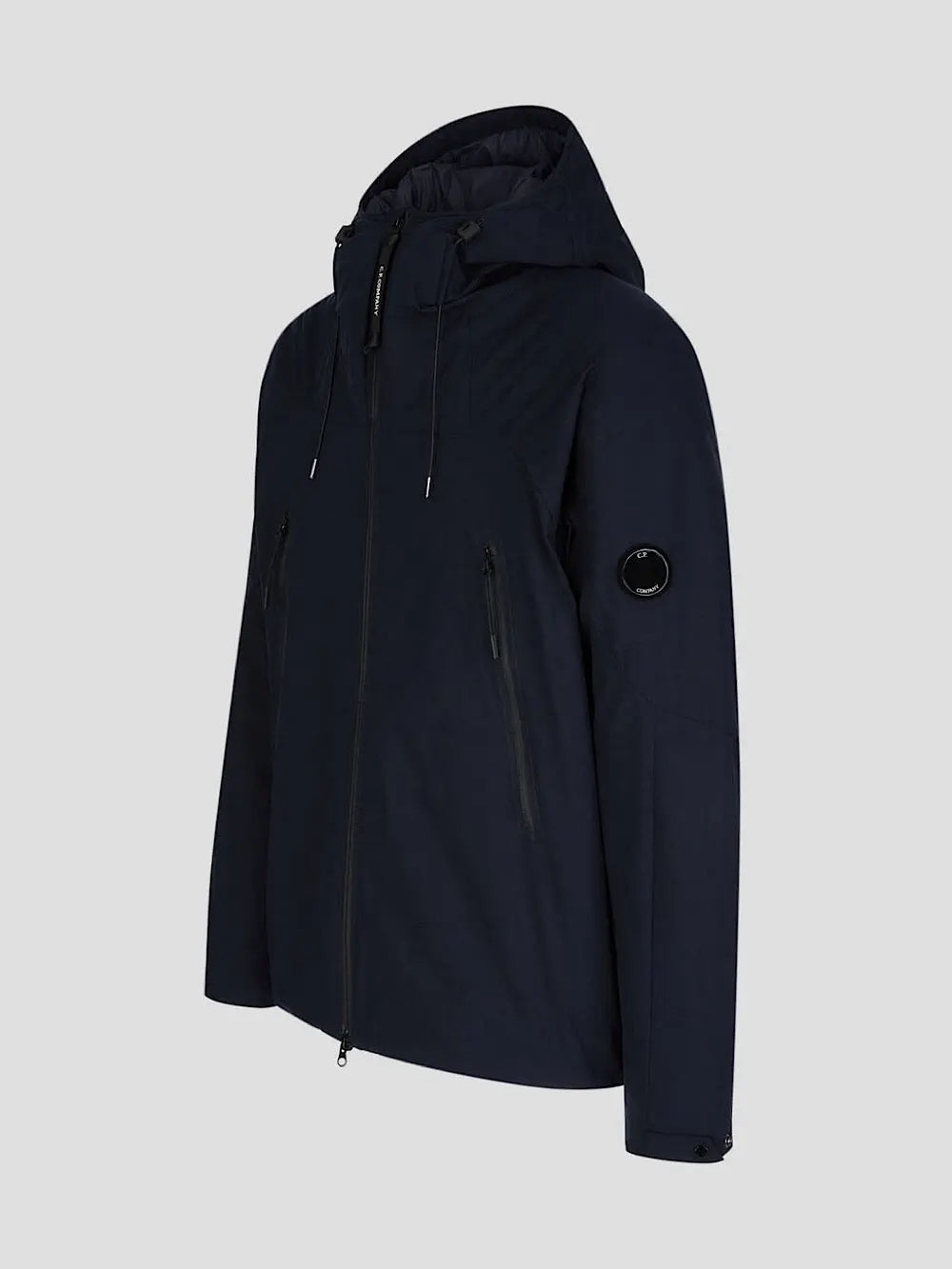 Giacca imbottita blu navy con cappuccio - Guarino Store