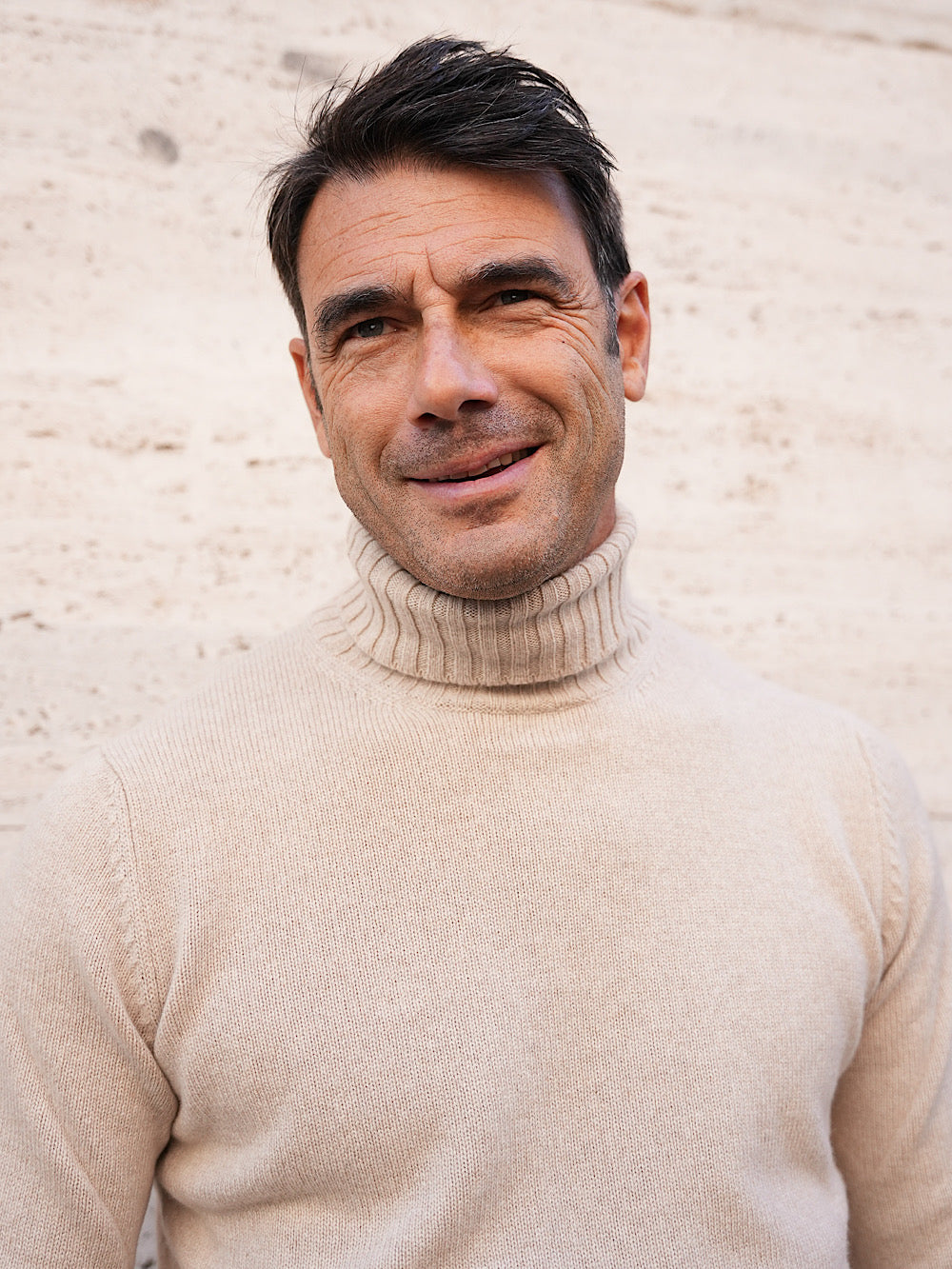 Guarino Dolcevita Cashmere Corsehair beige - Guarino Store