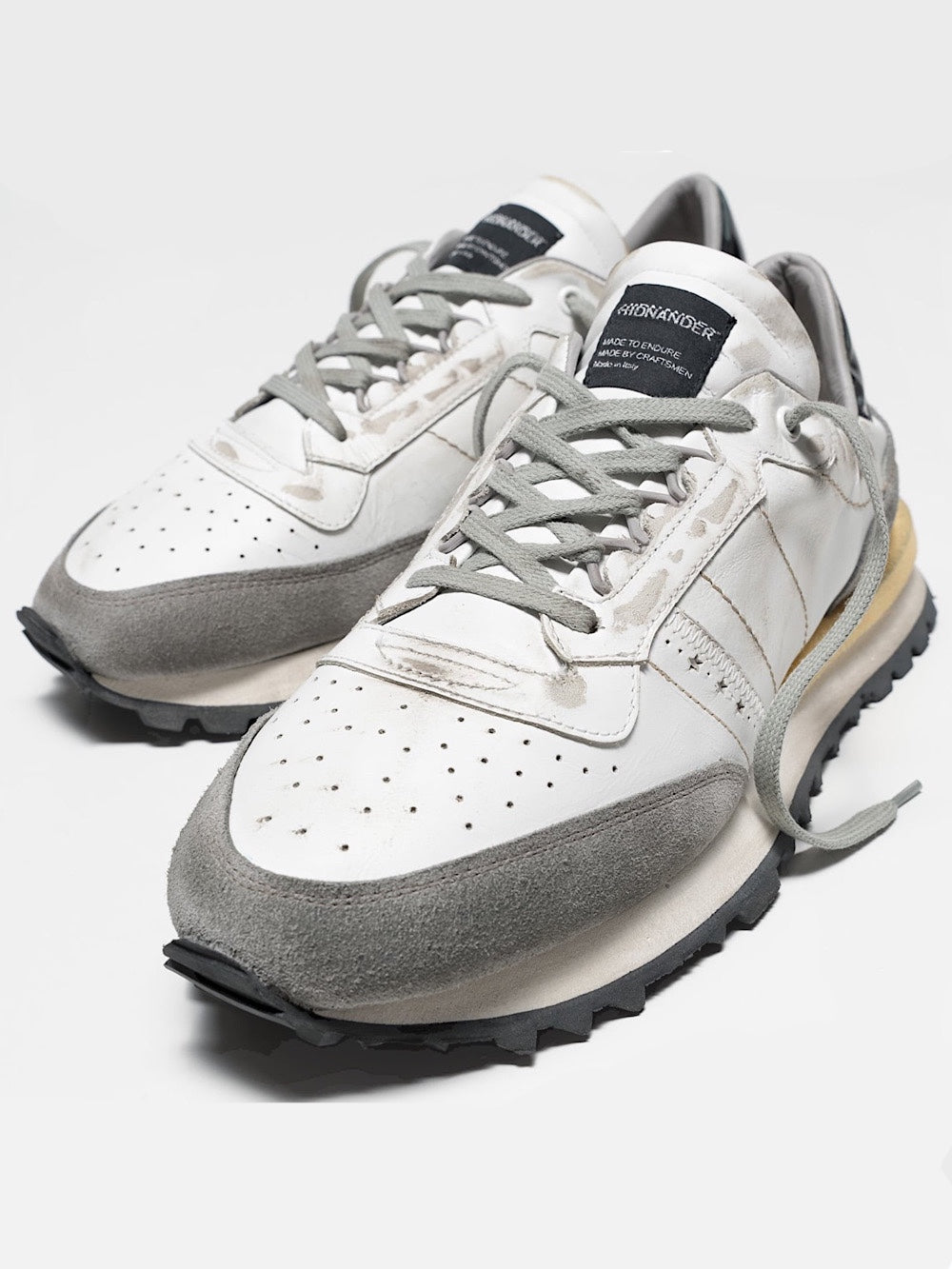 Sneaker Tenkei pelle bianca - Guarino Store