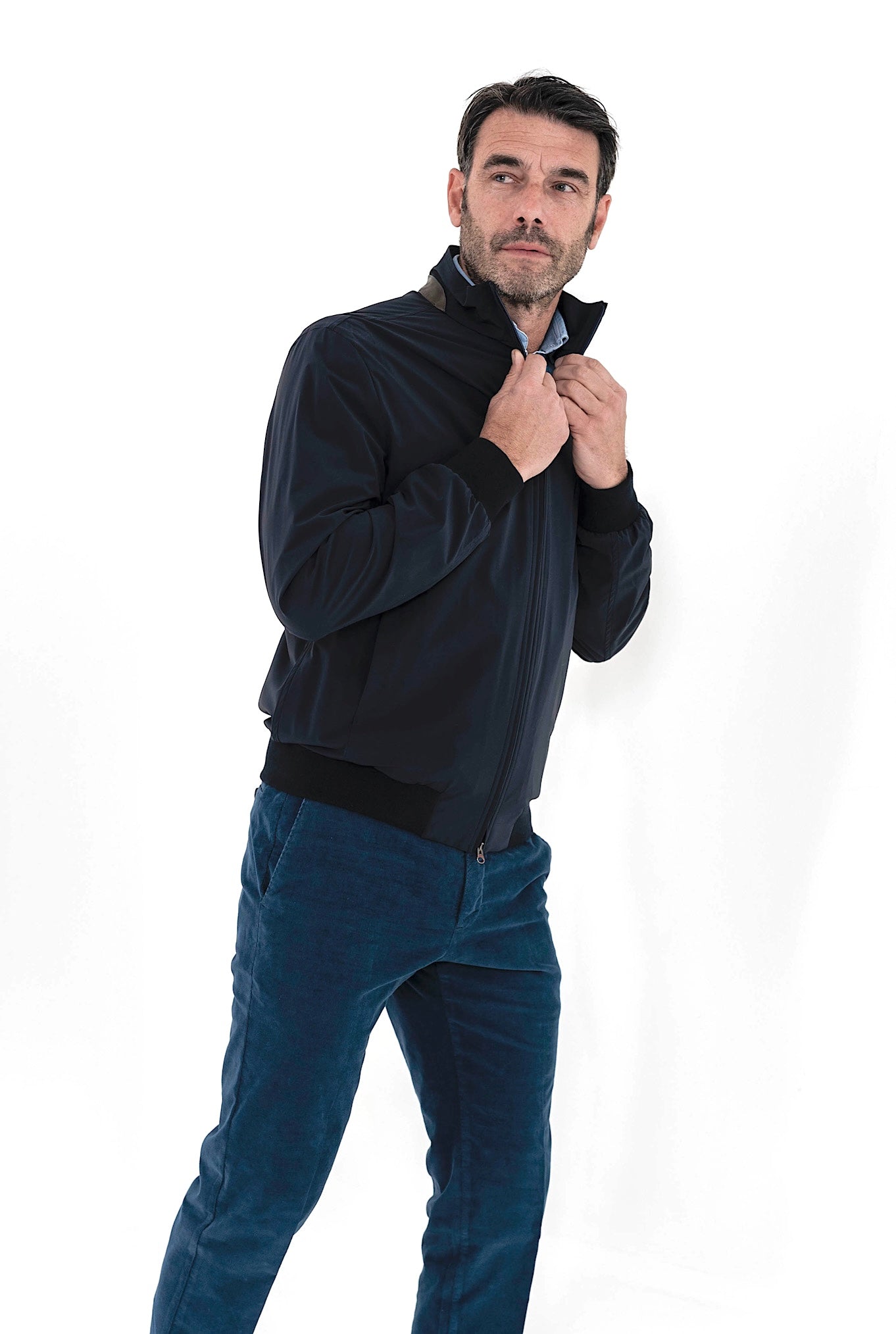 KIRED Giubbino sfoderato blu - Guarino Store