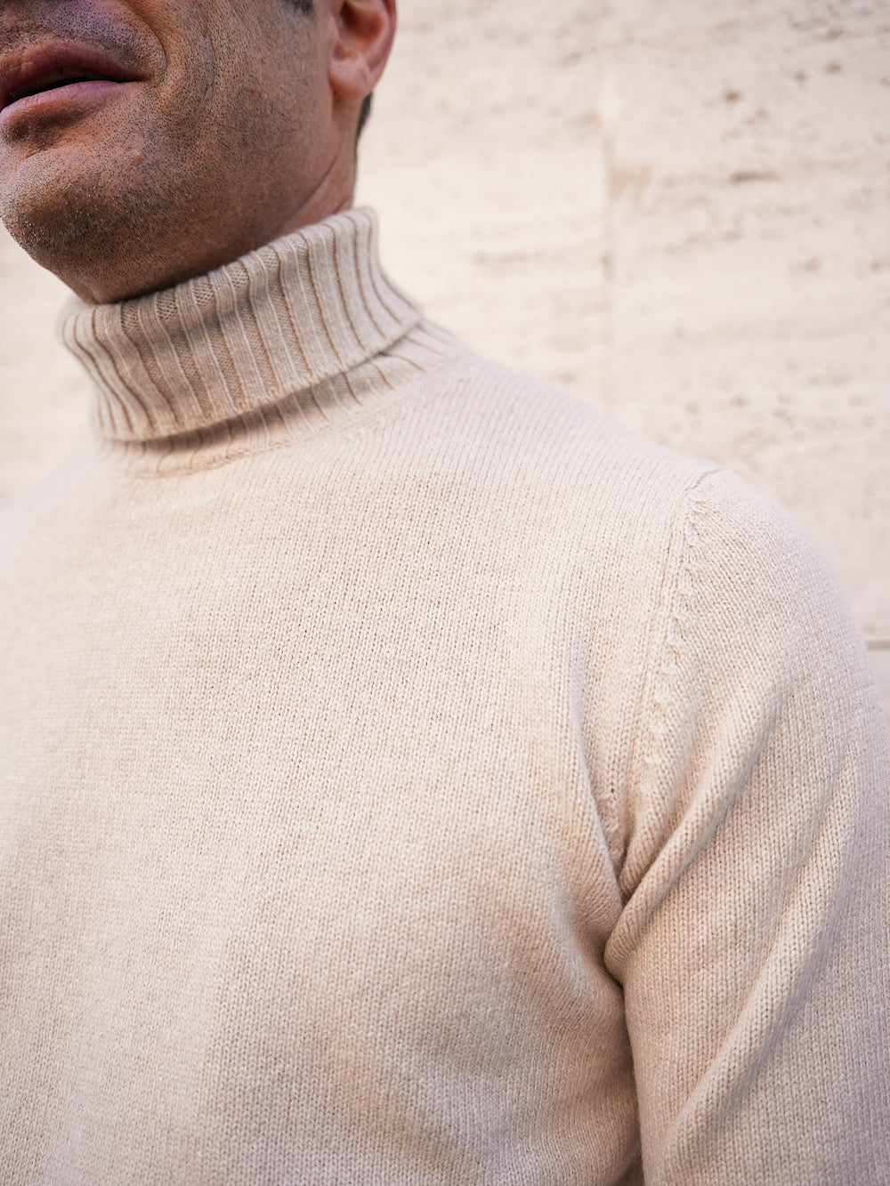 Guarino Dolcevita Cashmere Corsehair beige - Guarino Store