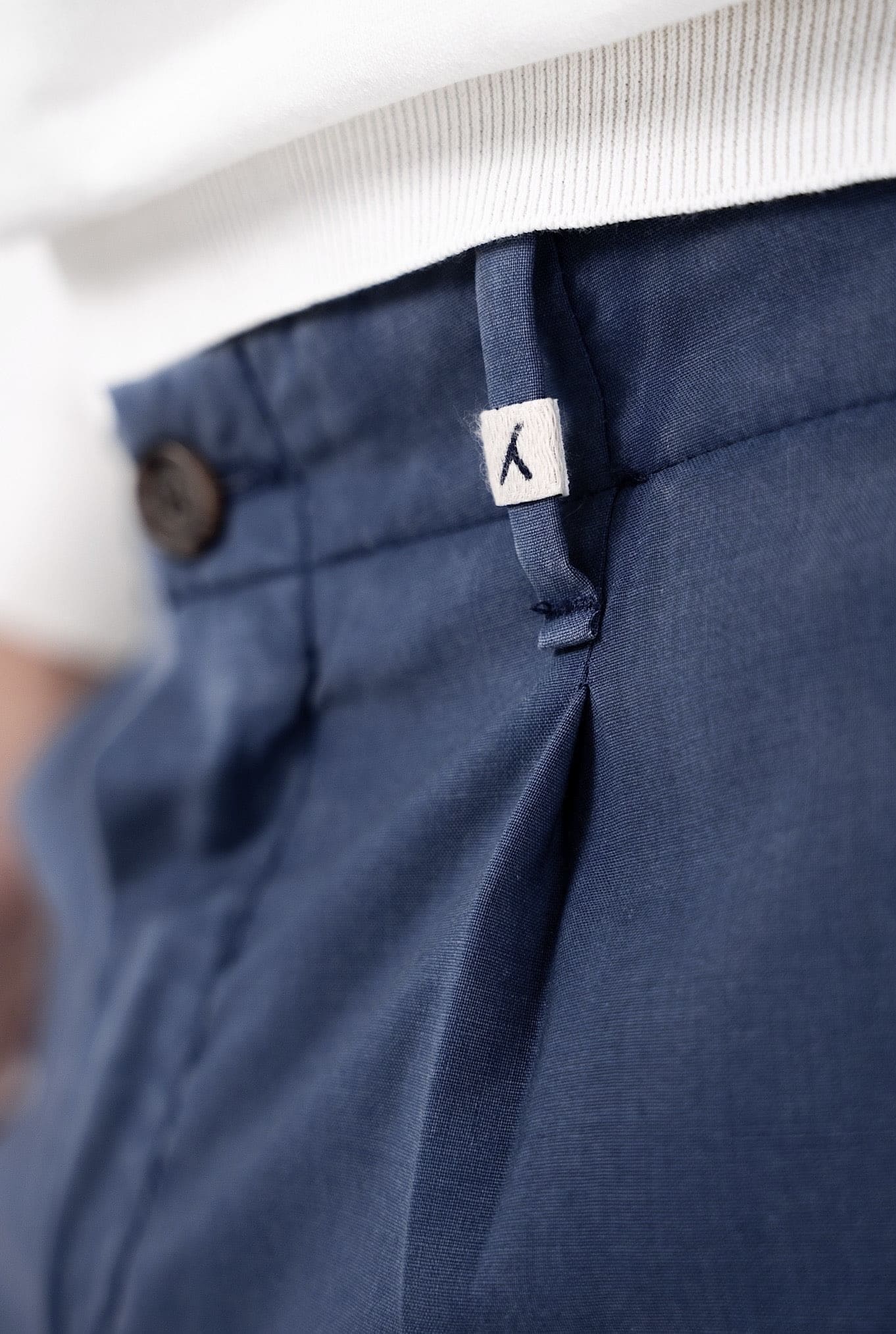 Pantaloni Vintage Wool Medium Blu - Guarino Store