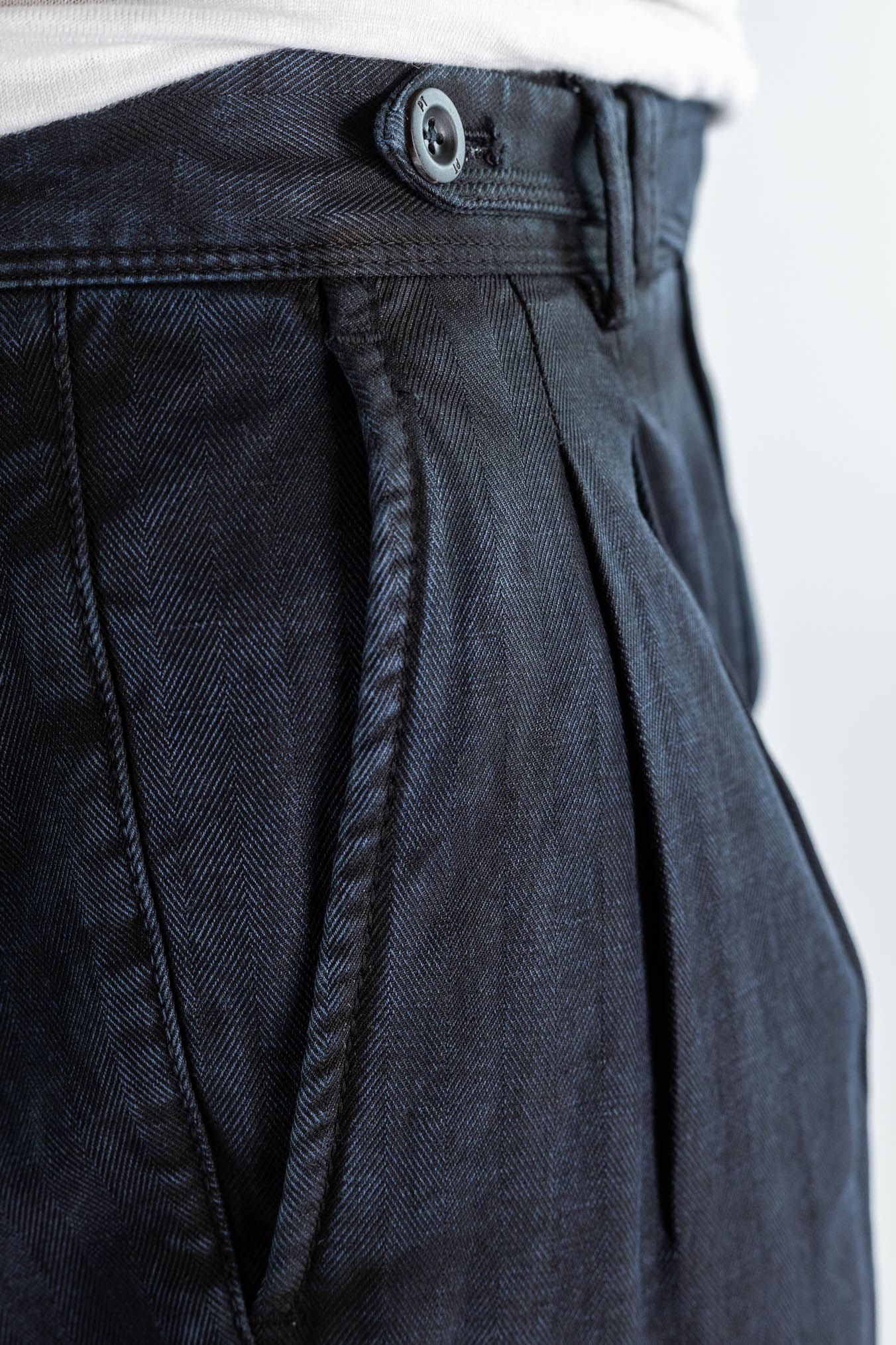 PT Pantaloni Chevron "Reworked" Carrot Fit Old Dyed Blu