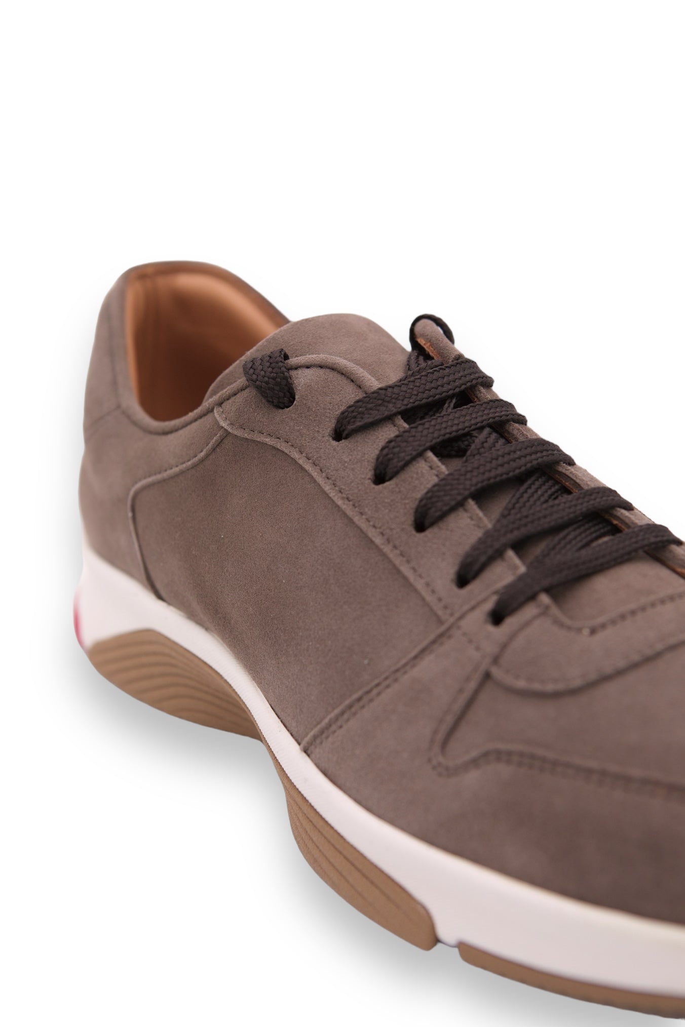 KITON Coffee Nubuck Sneakers