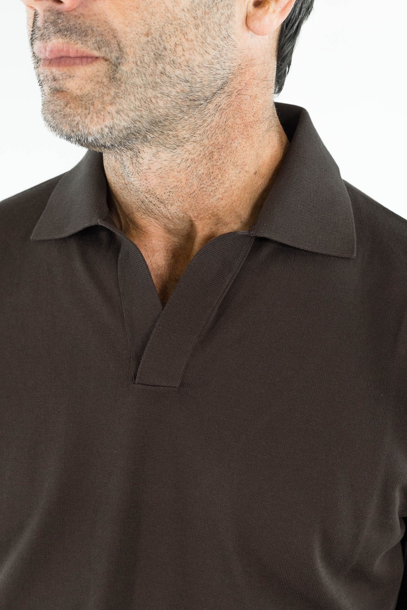 GUARINO Polo Paramontura Cotone Moro