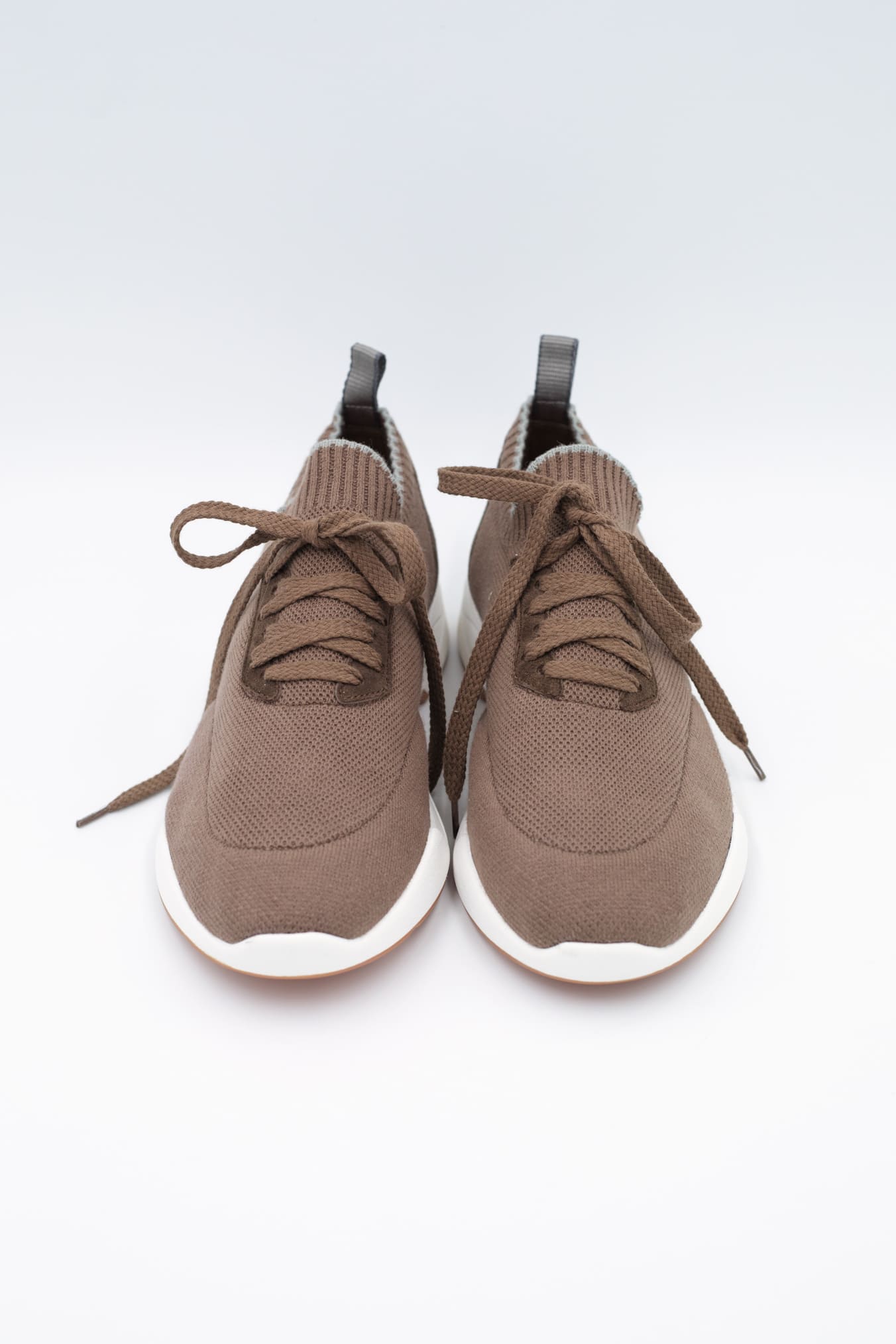 ANDREA VENTURA Brown Sock Sneakers