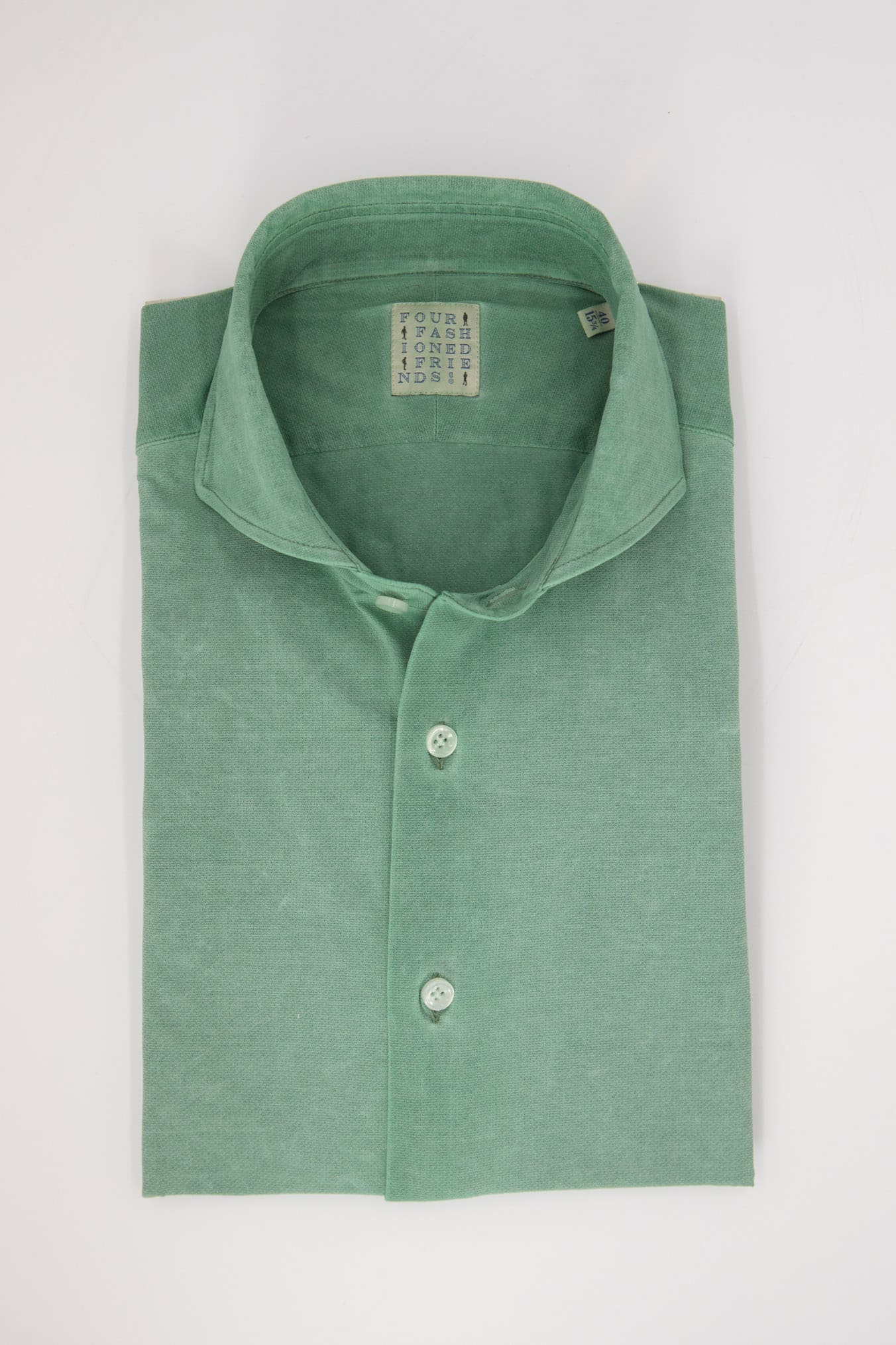 FFF Camicia Active Delavé Verde