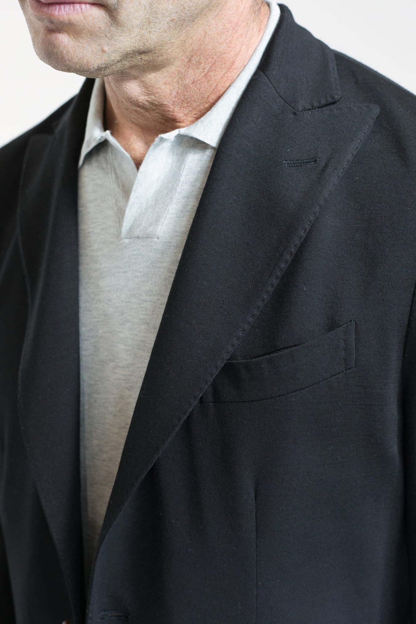 BOGLIOLI Black Wool Jersey Jacket