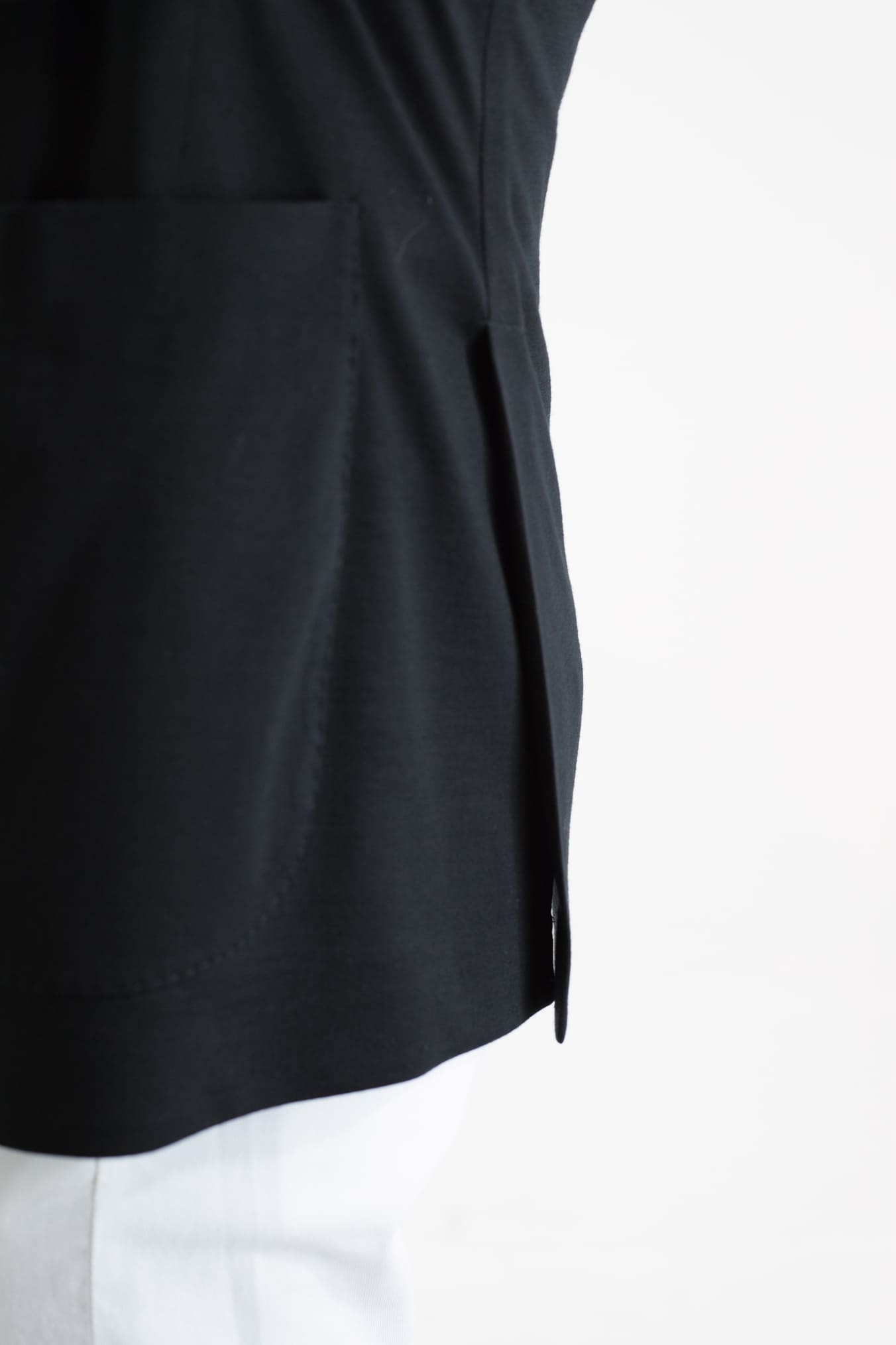 BOGLIOLI Black Wool Jersey Jacket