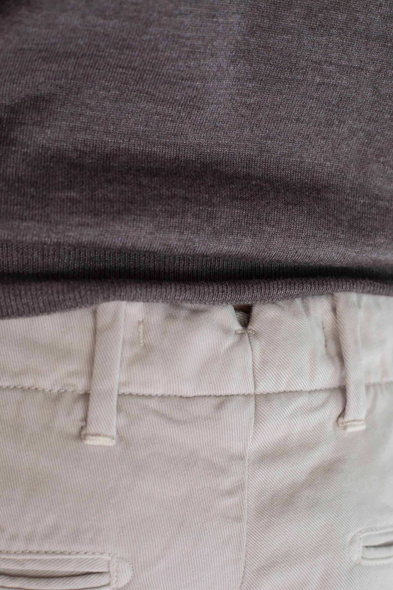 Pantaloni Supersoft Cotone Cashmere Beige - Guarino Store
