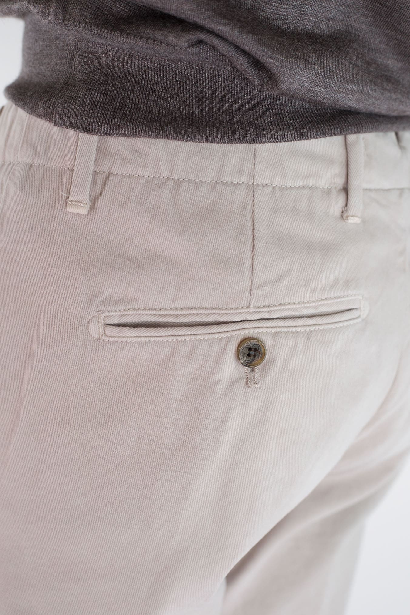 Pantaloni Supersoft Cotone Cashmere Beige - Guarino Store