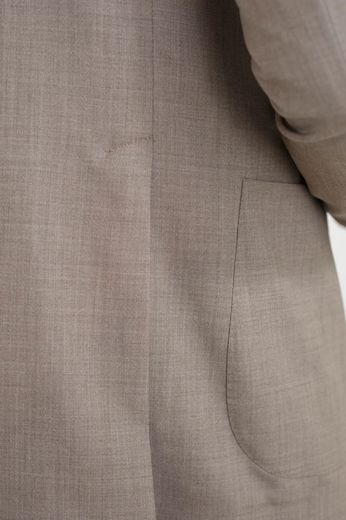 ABITO Monopetto Fresco Lana e Seta Beige - Guarino Store