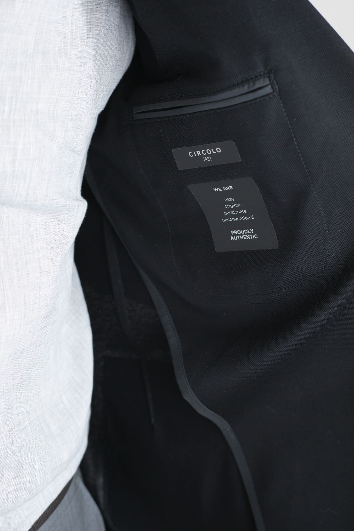 Giacca Jersey Cotone Piquet Nero CIRCOLO 1901