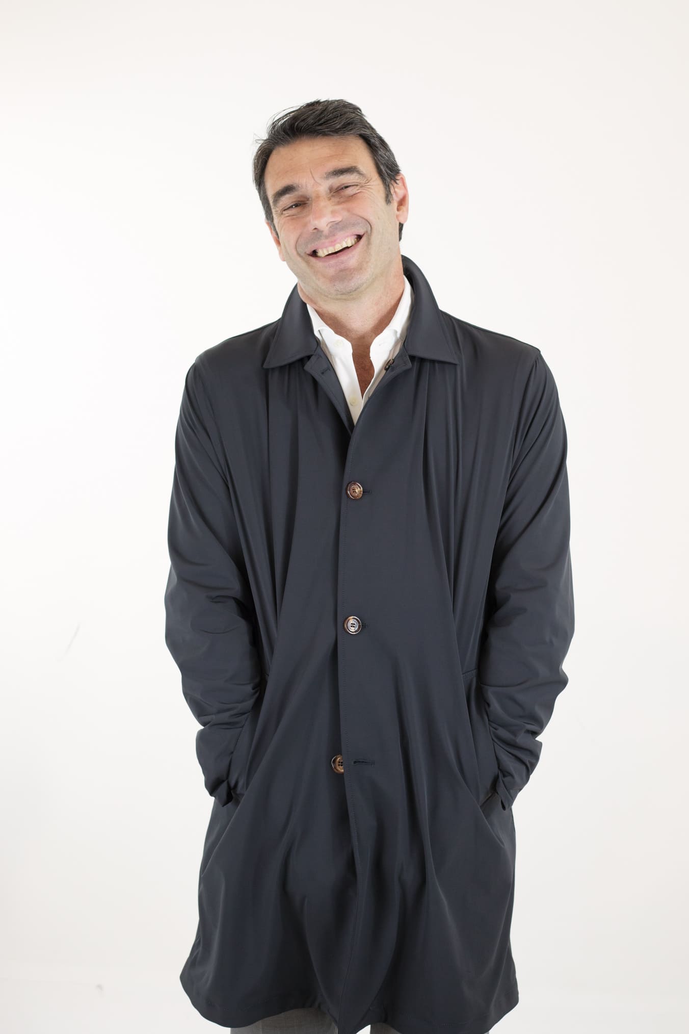 KIRED Black Reversible Waterproof Overcoat