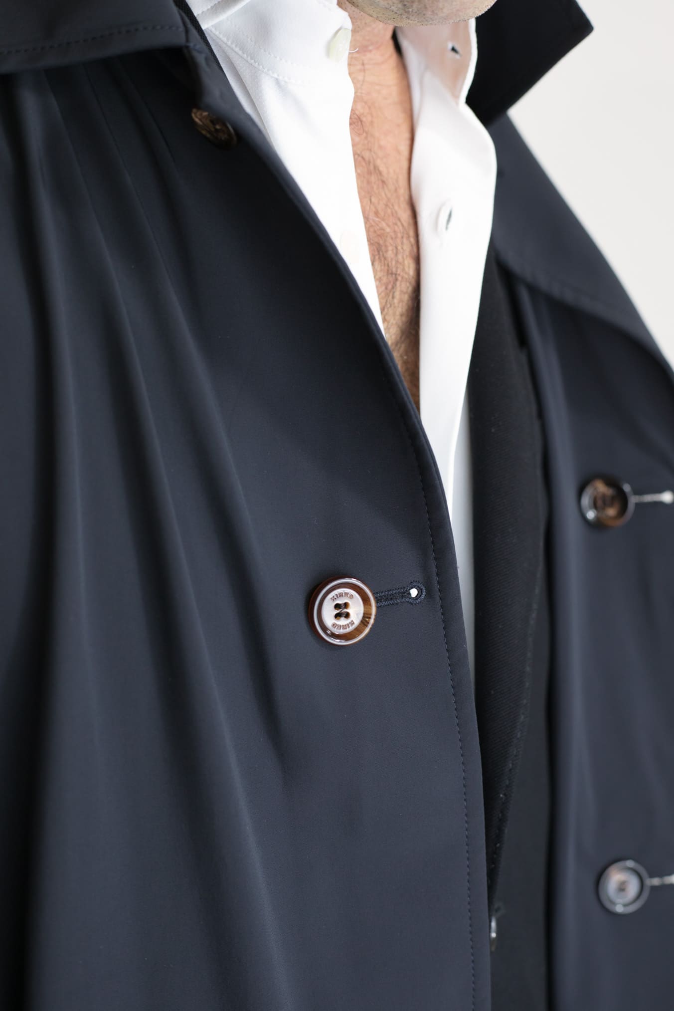 KIRED Black Reversible Waterproof Overcoat