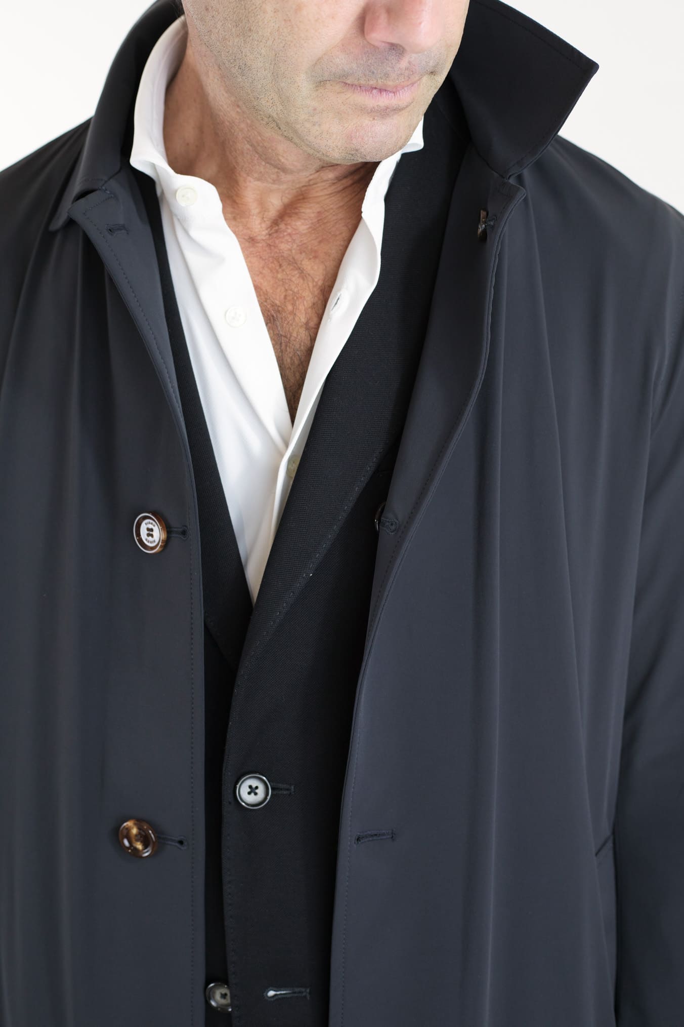 KIRED Black Reversible Waterproof Overcoat