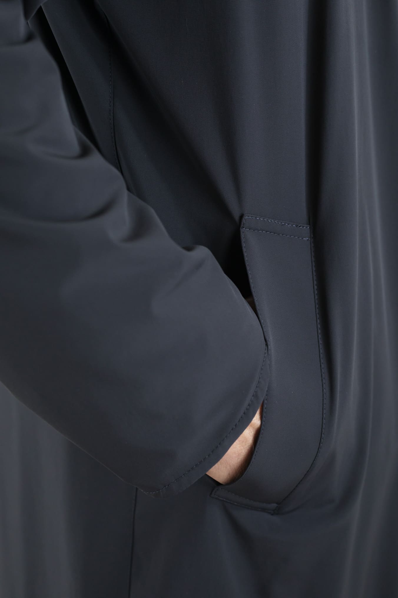 KIRED Black Reversible Waterproof Overcoat