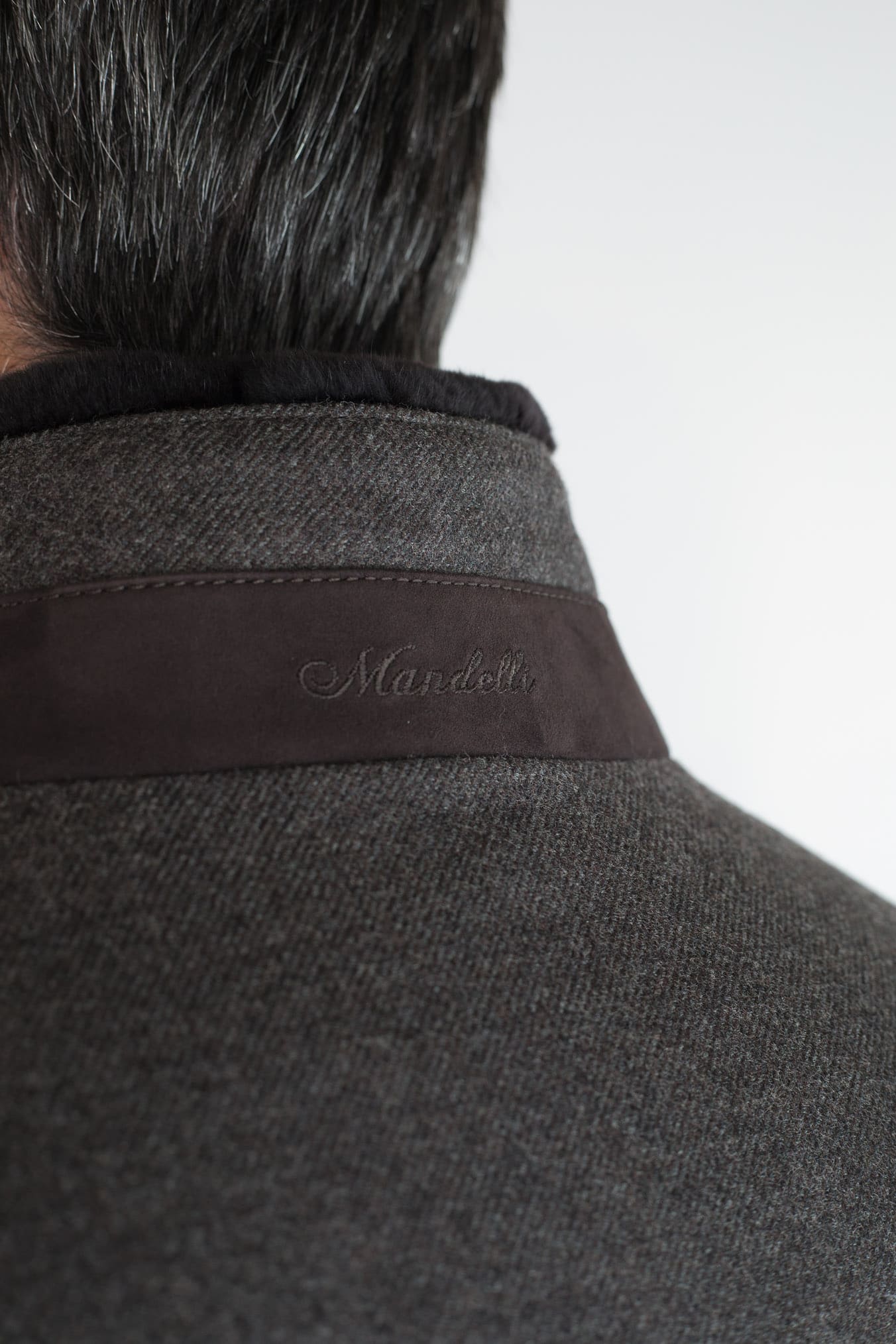 MANDELLI Field Jacket Lana Cashmere Testa Moro