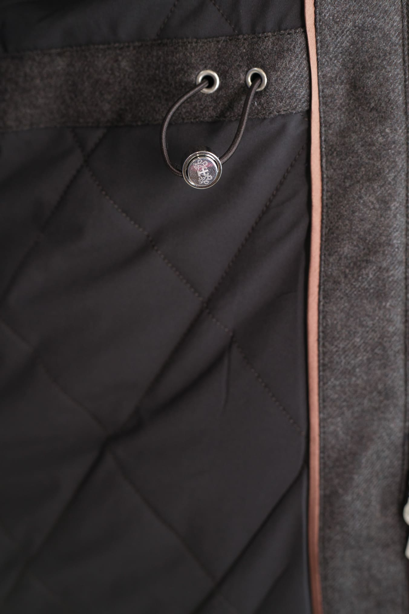 MANDELLI Field Jacket Lana Cashmere Testa Moro