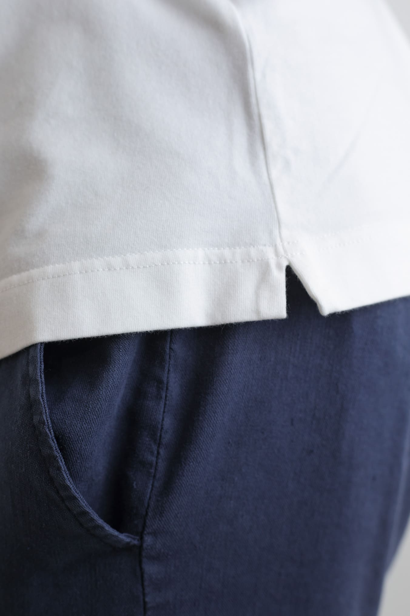 Polo T-Shirt Crew Jersey Cotton White