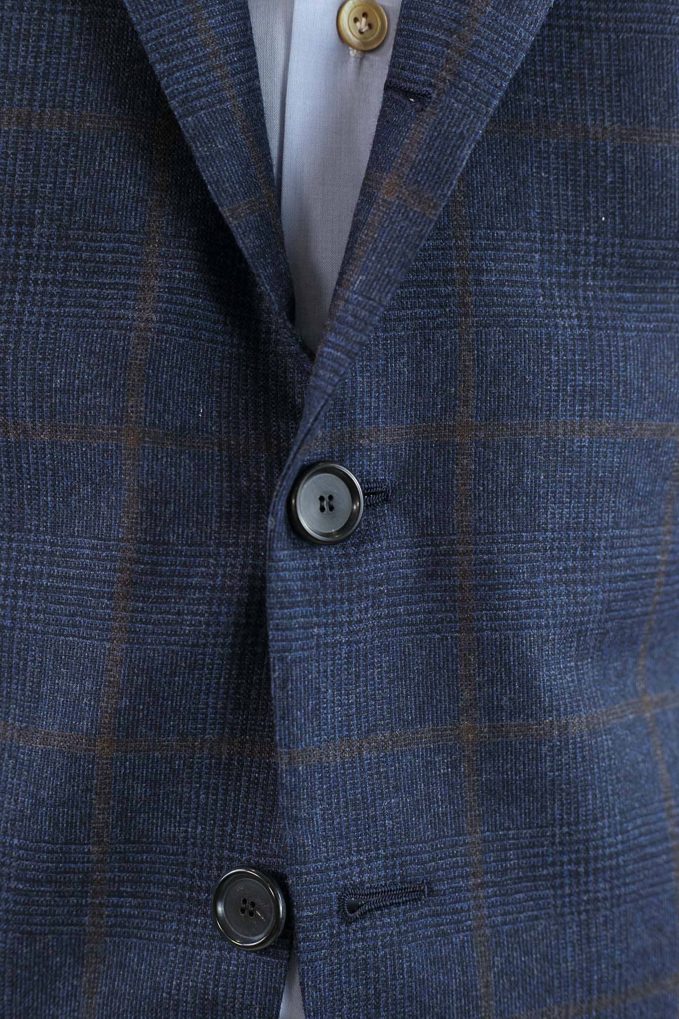 CESARE ATTOLINI Abito Principe di Galles Blu